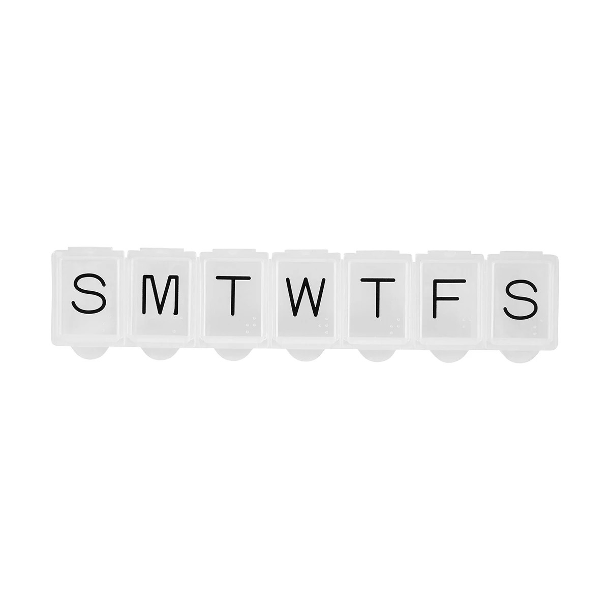 1 OXX Travel 7-Day Pill Organiser - White, 1 of 8
