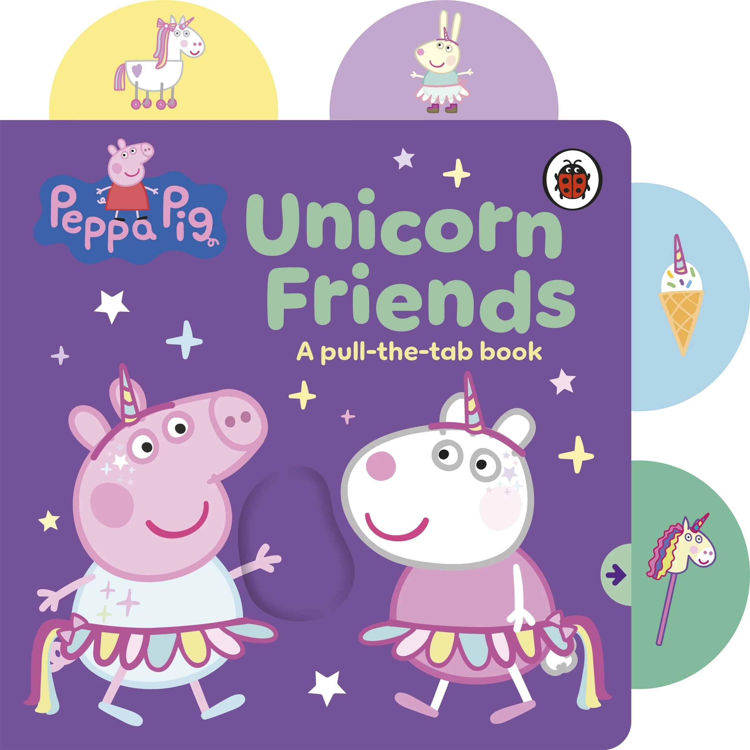 1 Peppa Pig: Unicorn Friends - A-Pull-the-Tab Book, 1 of 3