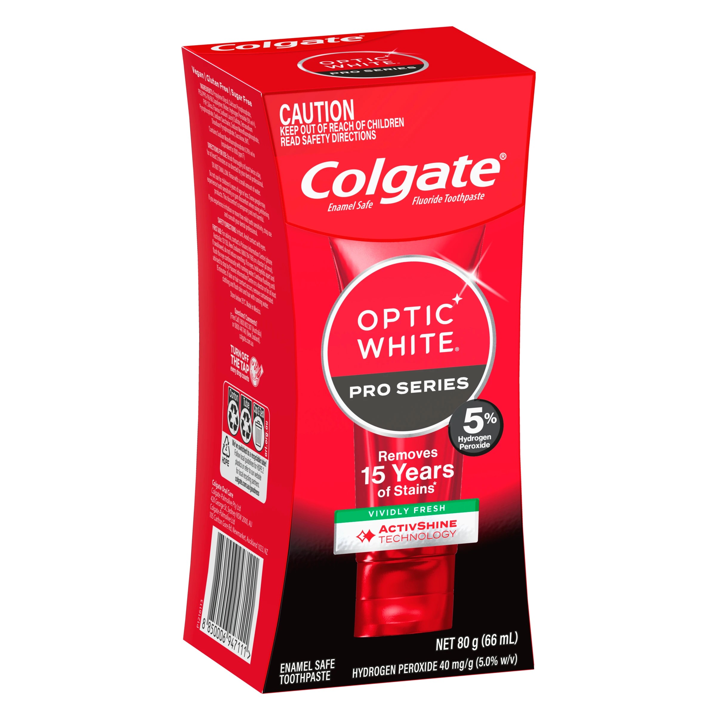 1 Colgate Optic White Pro Series Enamel Safe Toothpaste 80g, 1 of 10
