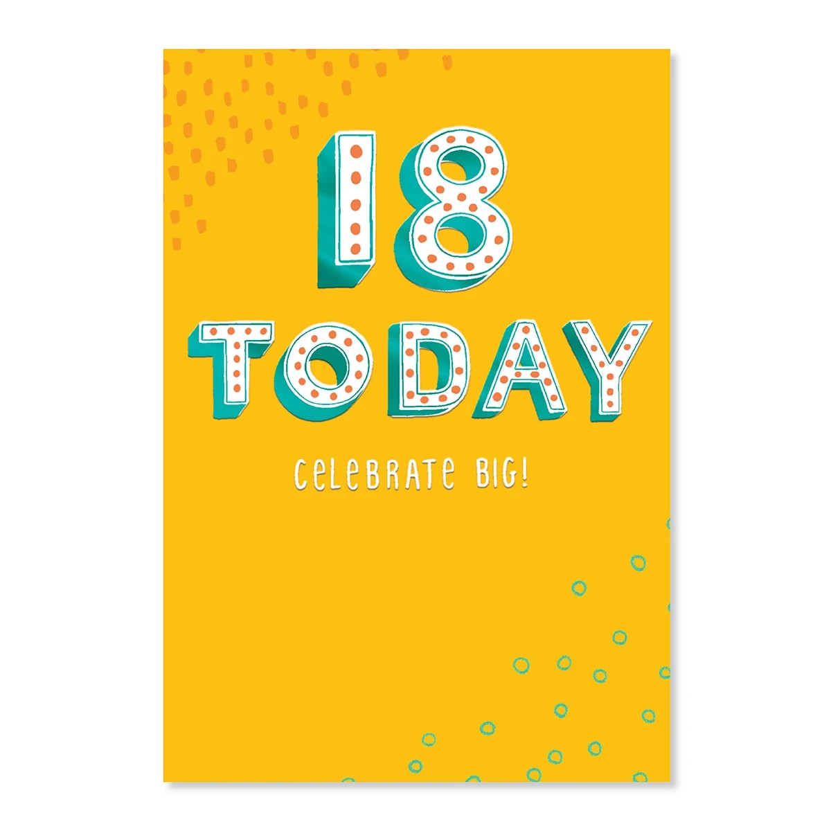 3 Connections from Hallmark Birthday Card - 18 Today, 3 of 3