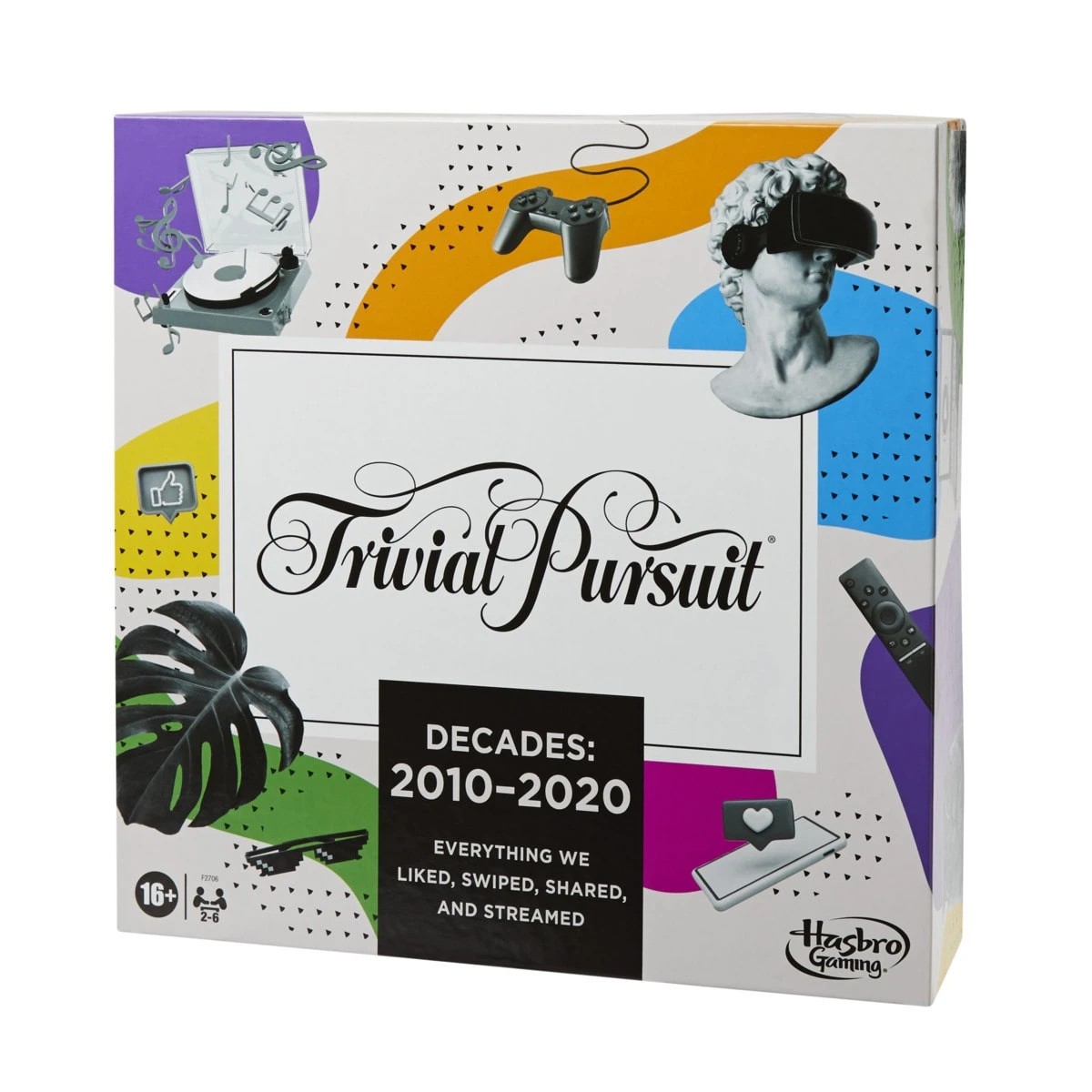 1 Trivial Pursuit Decades 2010-2020 Board Game, 1 of 6