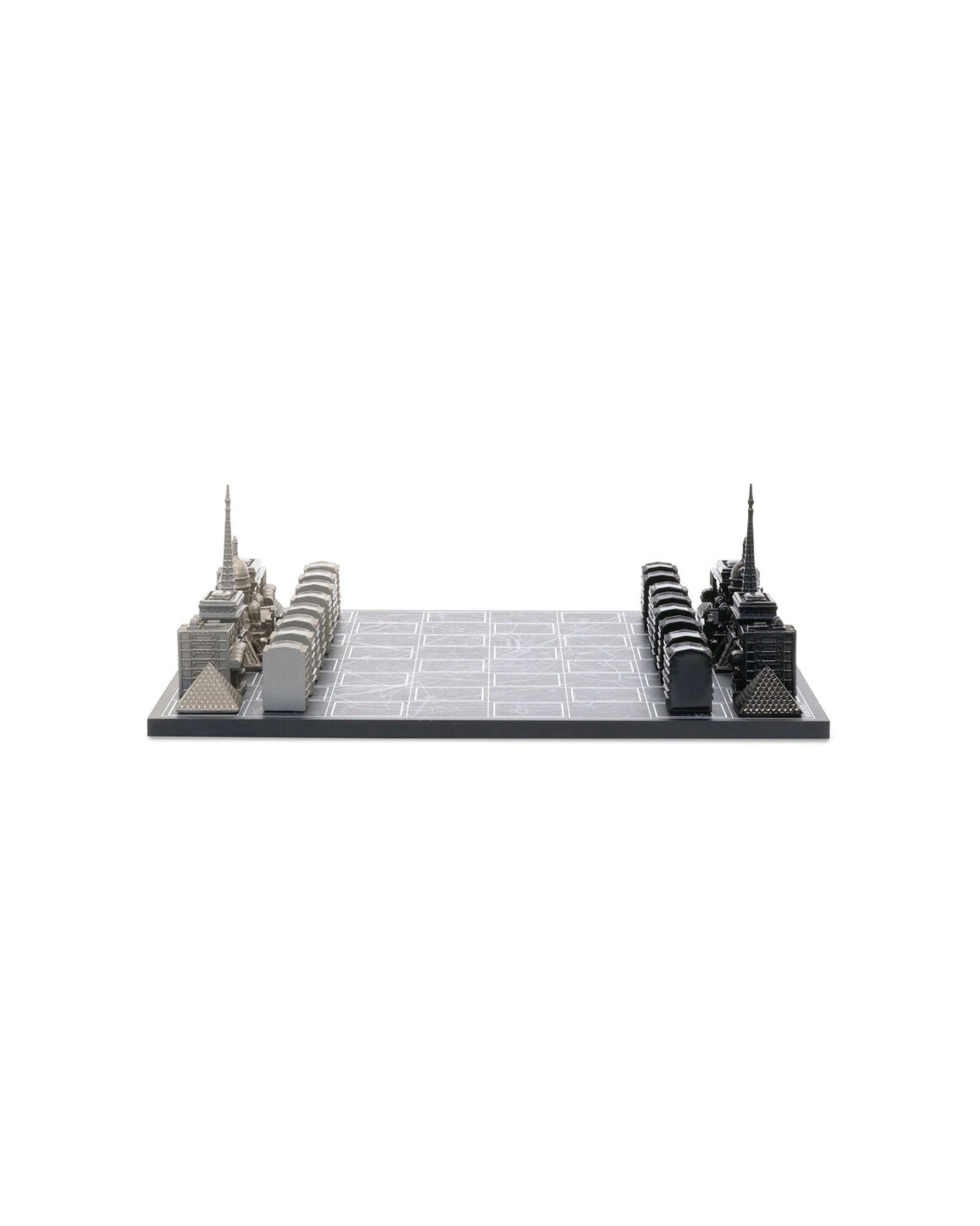 2 Skyline Chess 33pc Paris Edition Wood Board With Printed Paris Map Chess - Multi, 2 of 7