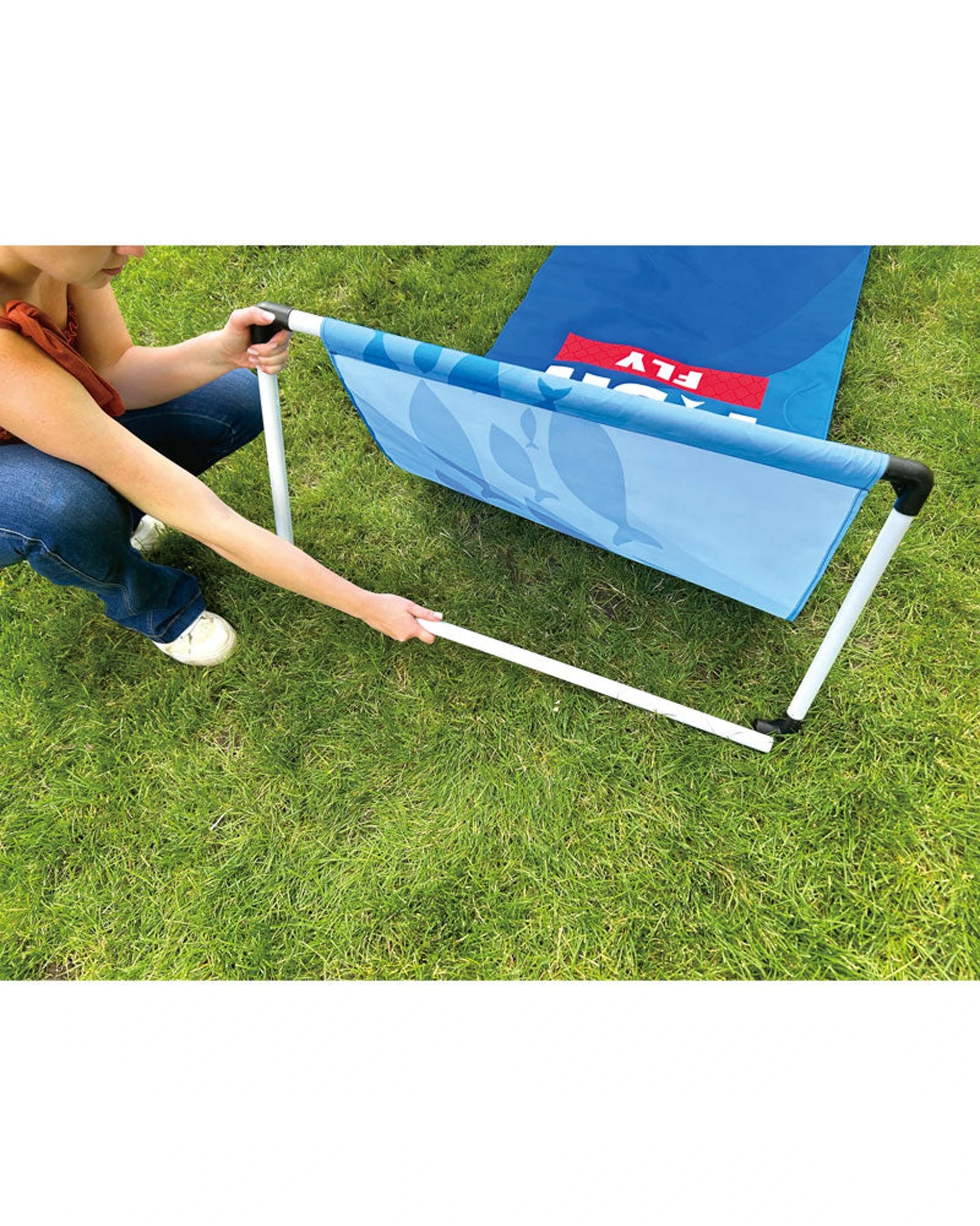 5 Do U Play Kids FISH FLY Yard Game Backyard Skill Game Kids Outdoor Toy Fun Activity - Blue, 5 of 9