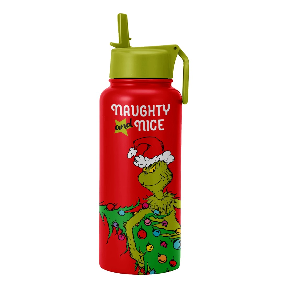 1 The Grinch Stainless Steel Drink Bottle, 1 of 3