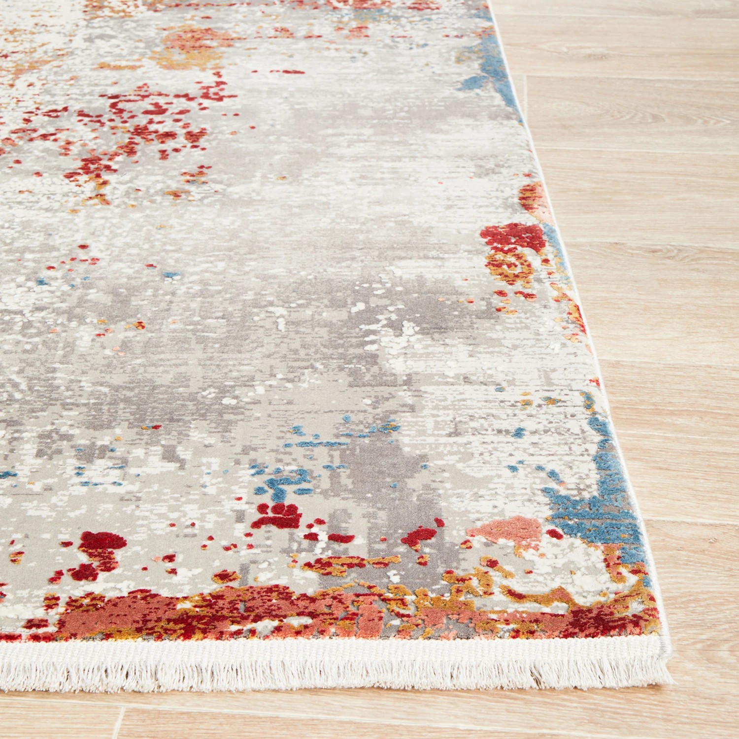 6 Common Ground Rugs Glimmers 106 230x160cm - Medium Bamboo Silk Floor Rug - Multi, 6 of 9