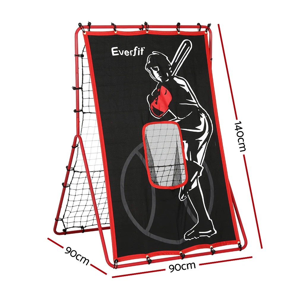 2 Everfit Baseball Net Rebound Pitching Kit Target Hitter 2 in 1 Training Aid - Multi, 2 of 6
