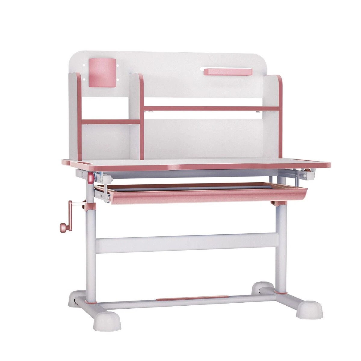 3 Ausway Children Desk Chair Set Kids School Student Study Table Ergonomic Height Adjustable Tilt Desktop Storage Drawer, 3 of 7