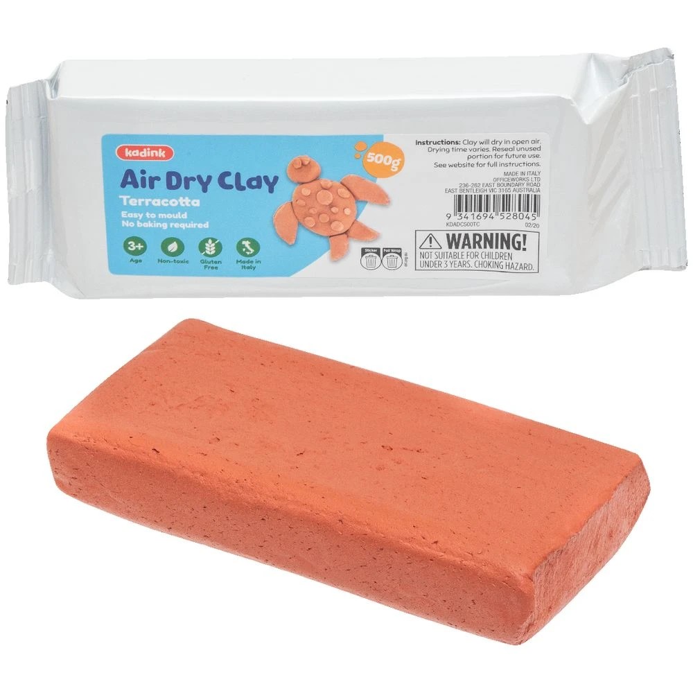 3 Kadink Air Dry Clay 500g Terracotta, 3 of 8