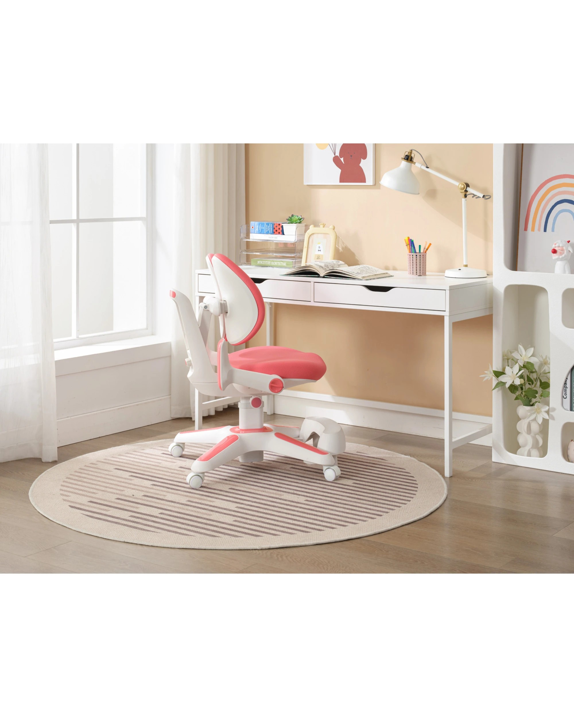 3 BR Home Height Adjustable Ergonomic Study Chairs for Children - 6 Pack, 3 of 10