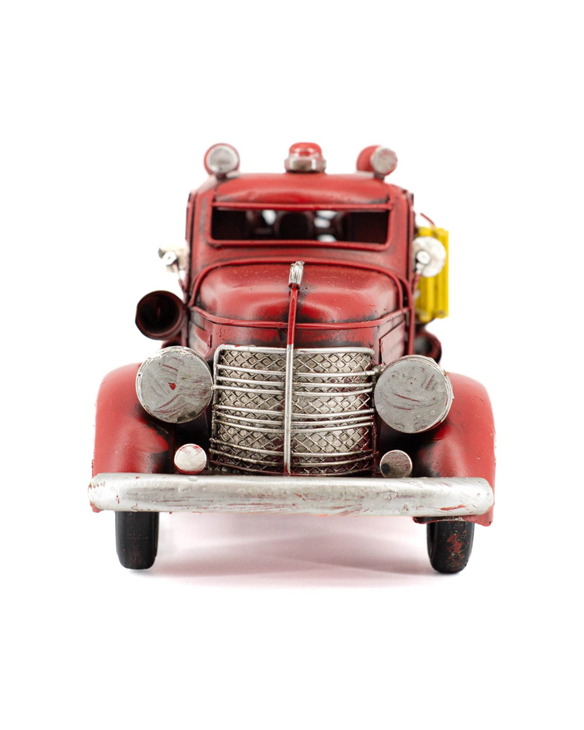 2 Boyle Metal Display Rustic Fire Truck Ornament Home Decor 31cm - Red, 2 of 4