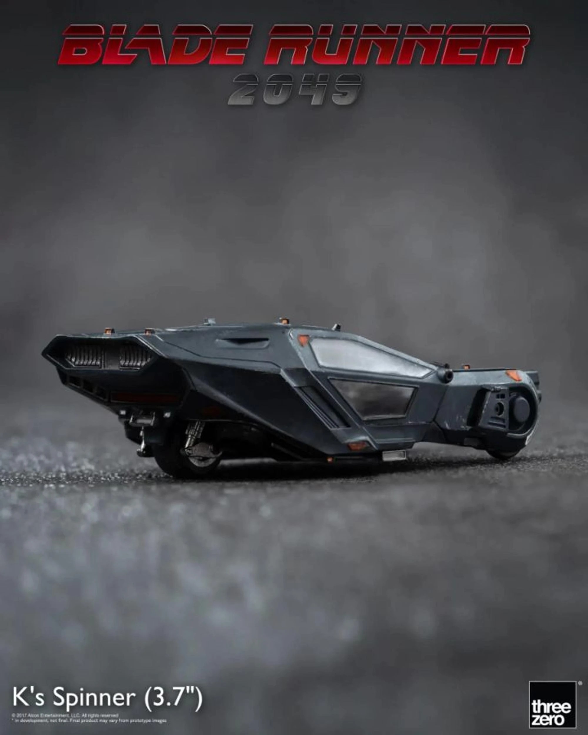 3 Threezero Blade Runner 2049 K'd Spinner 3.7 inch Replica Figure, 3 of 10