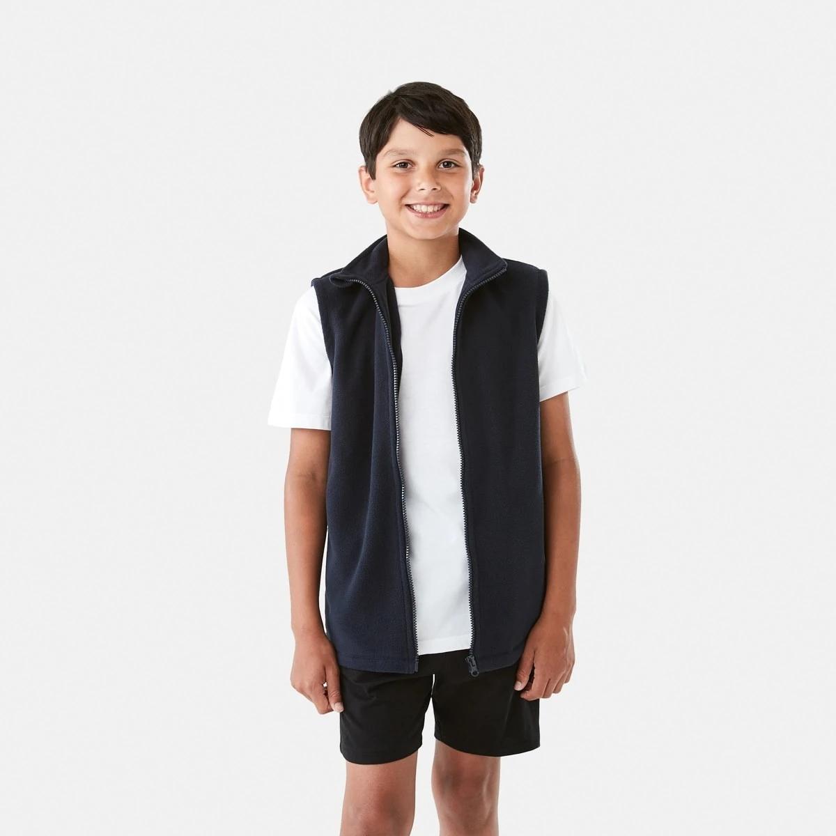 1 School Polar Fleece Vest Nvy Sphire, 1 of 10
