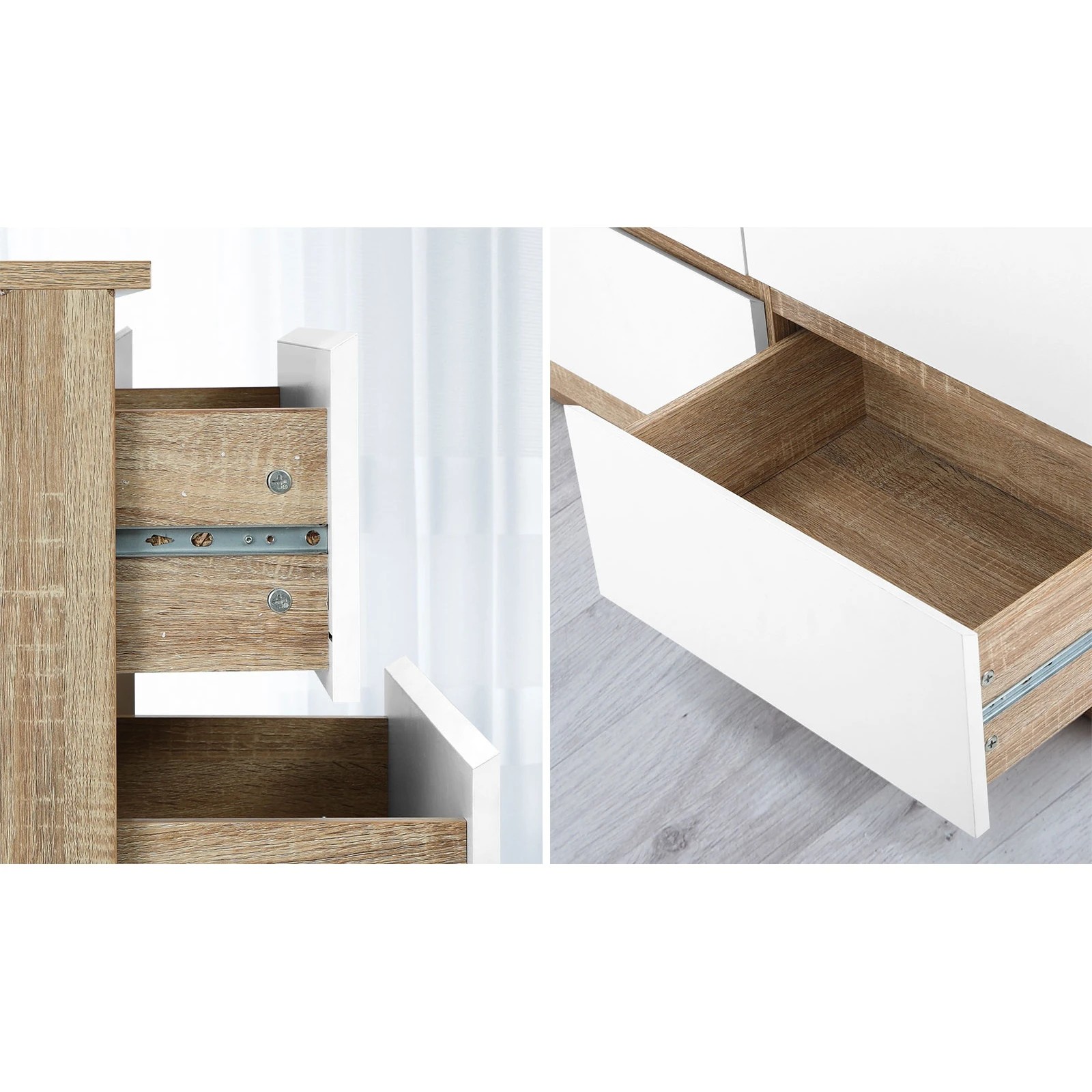 5 Oikiture 8 Chest of Drawers Tallboy Dresser Table Storage Cabinet - Multi, 5 of 9