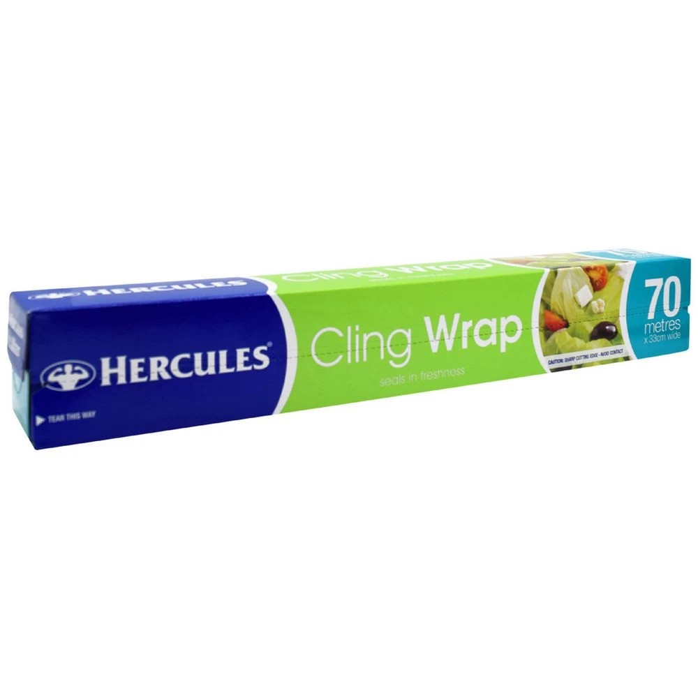 1 Hercules Cling Film Clear 70m, 1 of 1