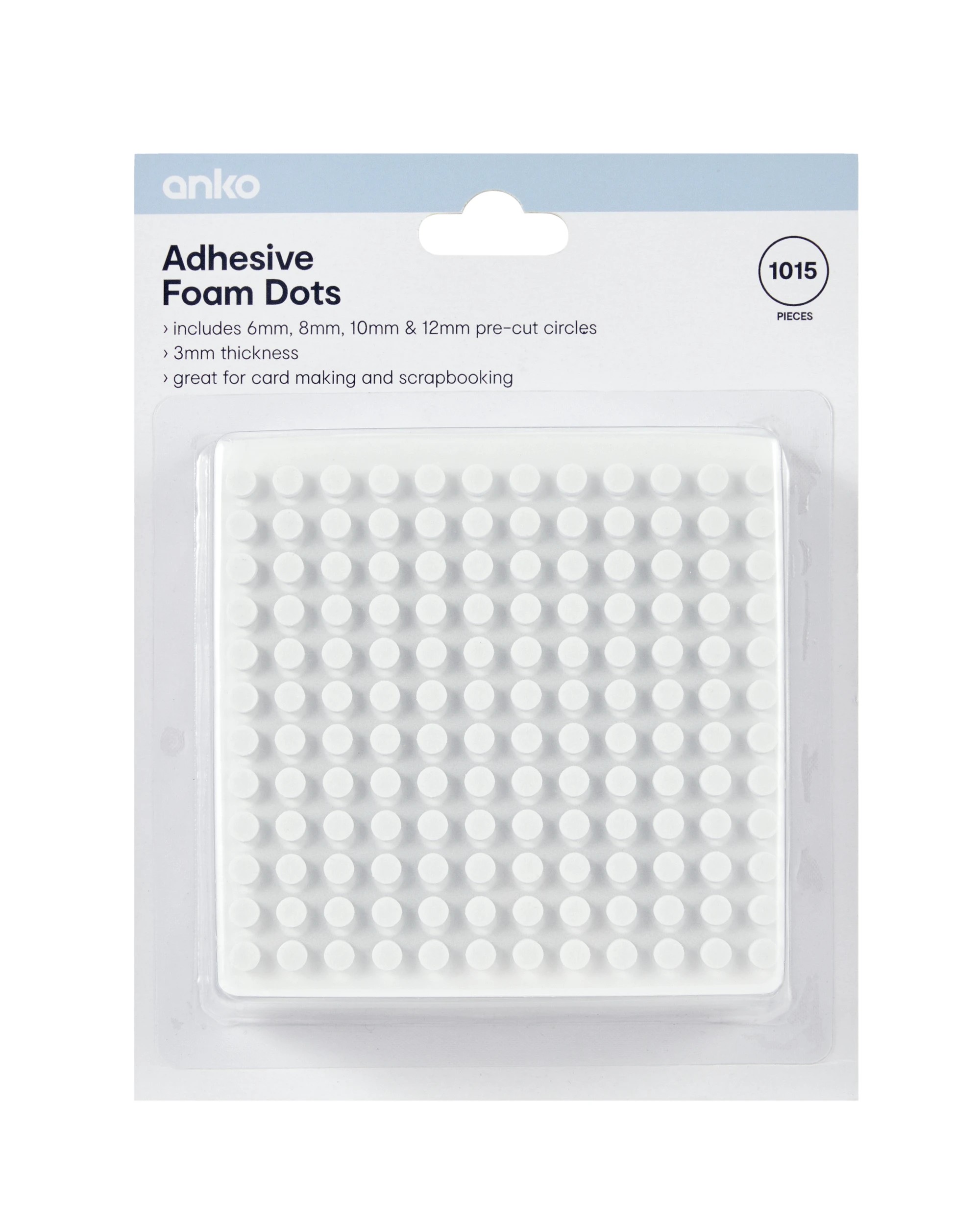 1 1015 Piece Adhesive Foam Dots, 1 of 2