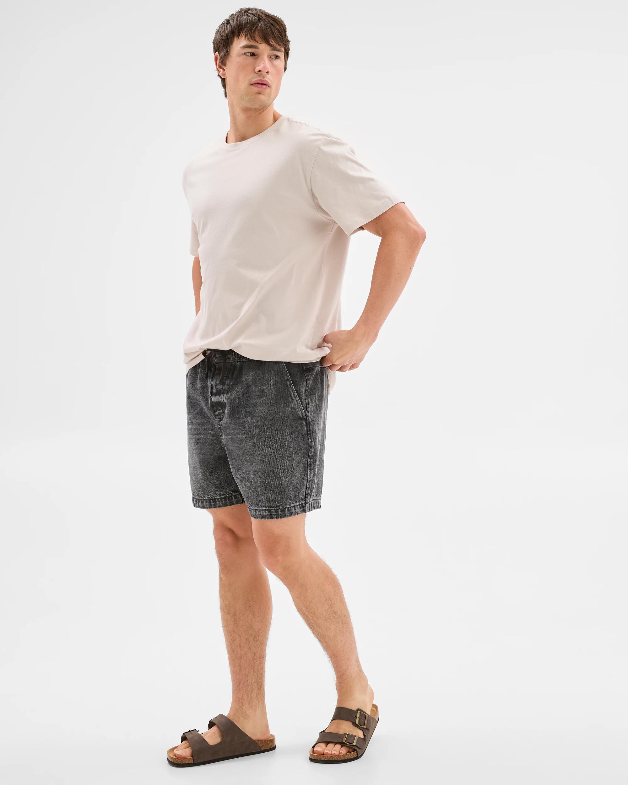 1 Denim Volley Shorts - Commons BLACK, 1 of 6