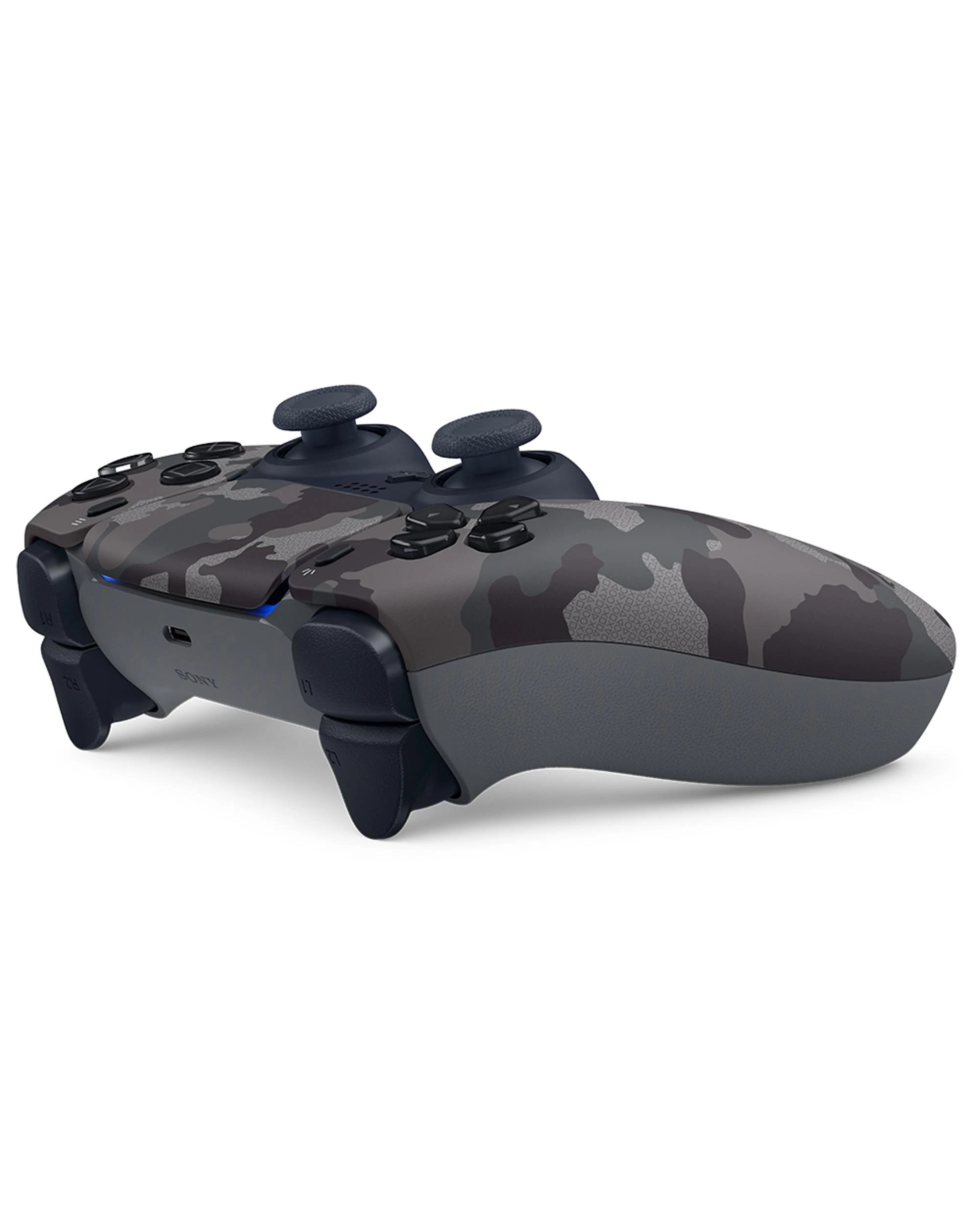 2 PlayStation 5 DualSense Gray Camouflage Wireless Controller - Grey, 2 of 4