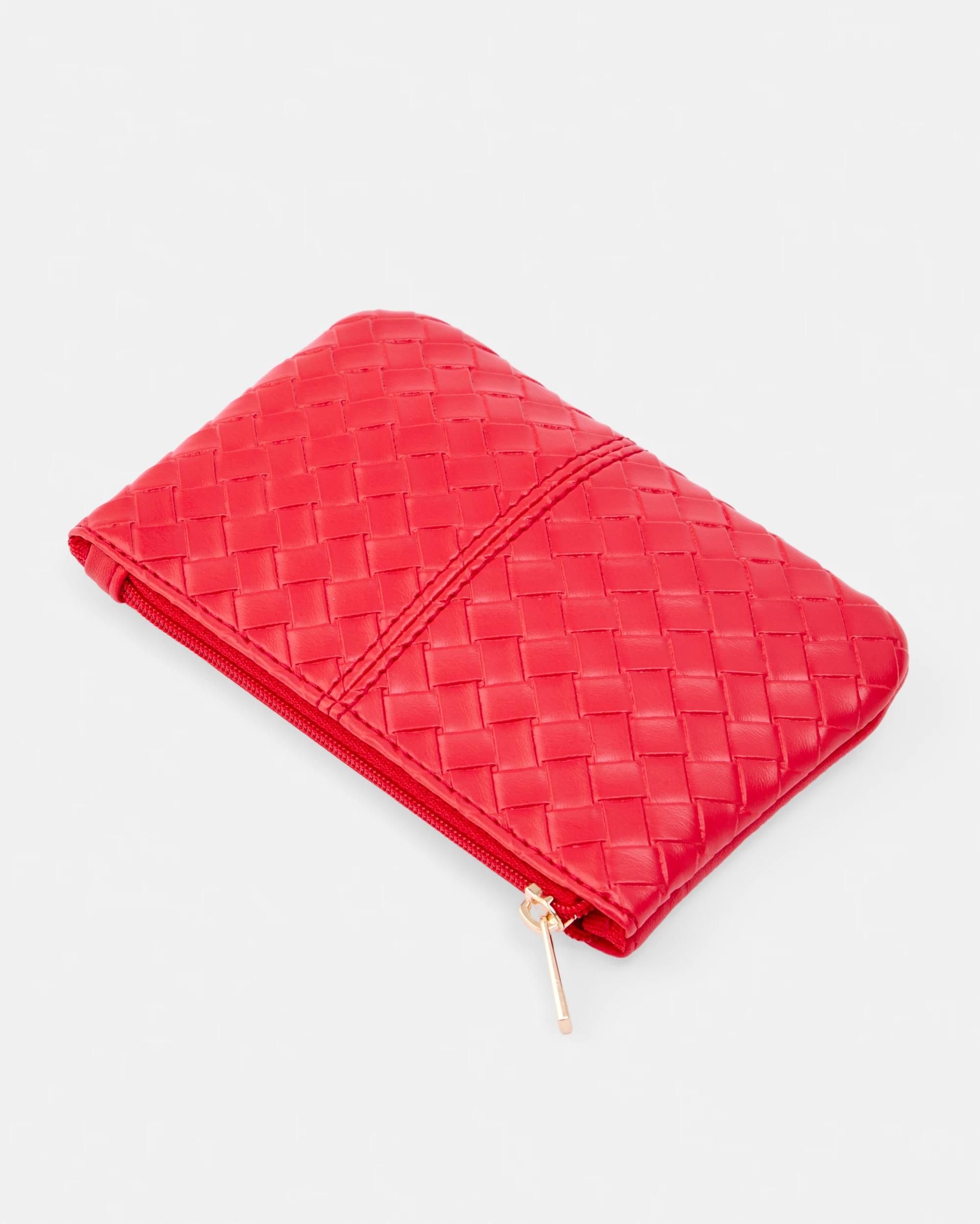 4 Weave Coin Purse Ruby Red, 4 of 4