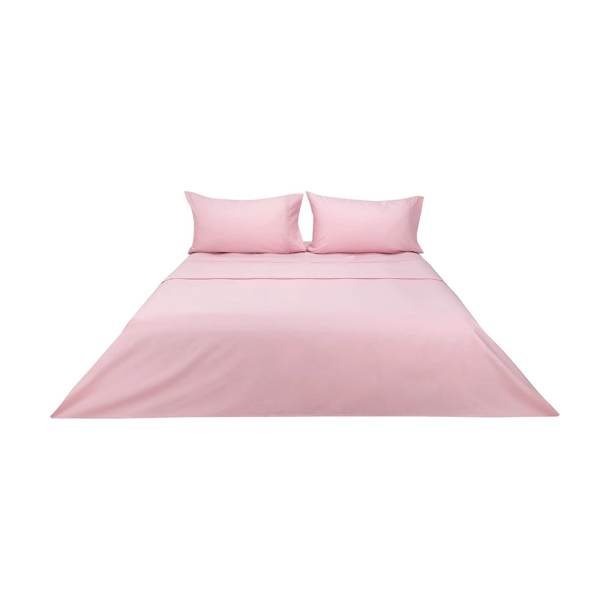 6 180 Thread Count Sheet Set - Queen Bed, Pink, 6 of 7