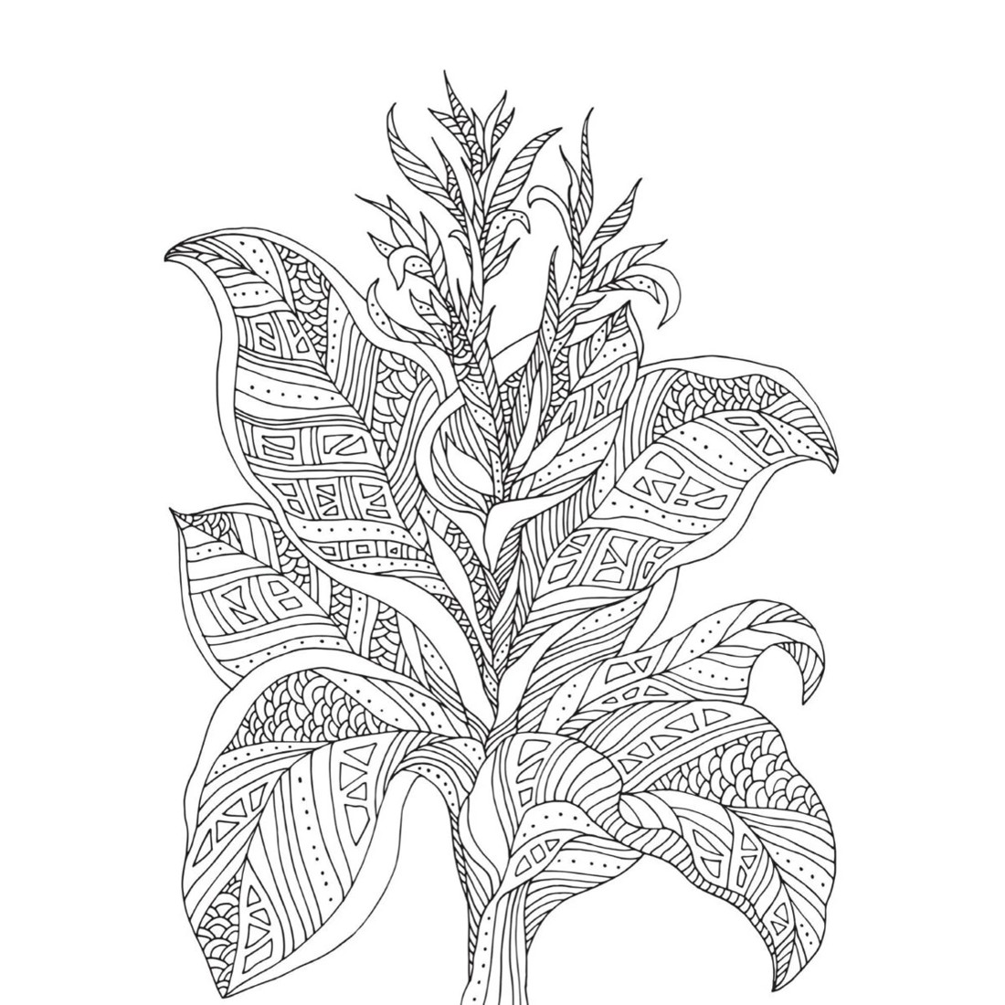 2 Colour-Your-Own Serenity Mindful Poster Art - Book, 2 of 3