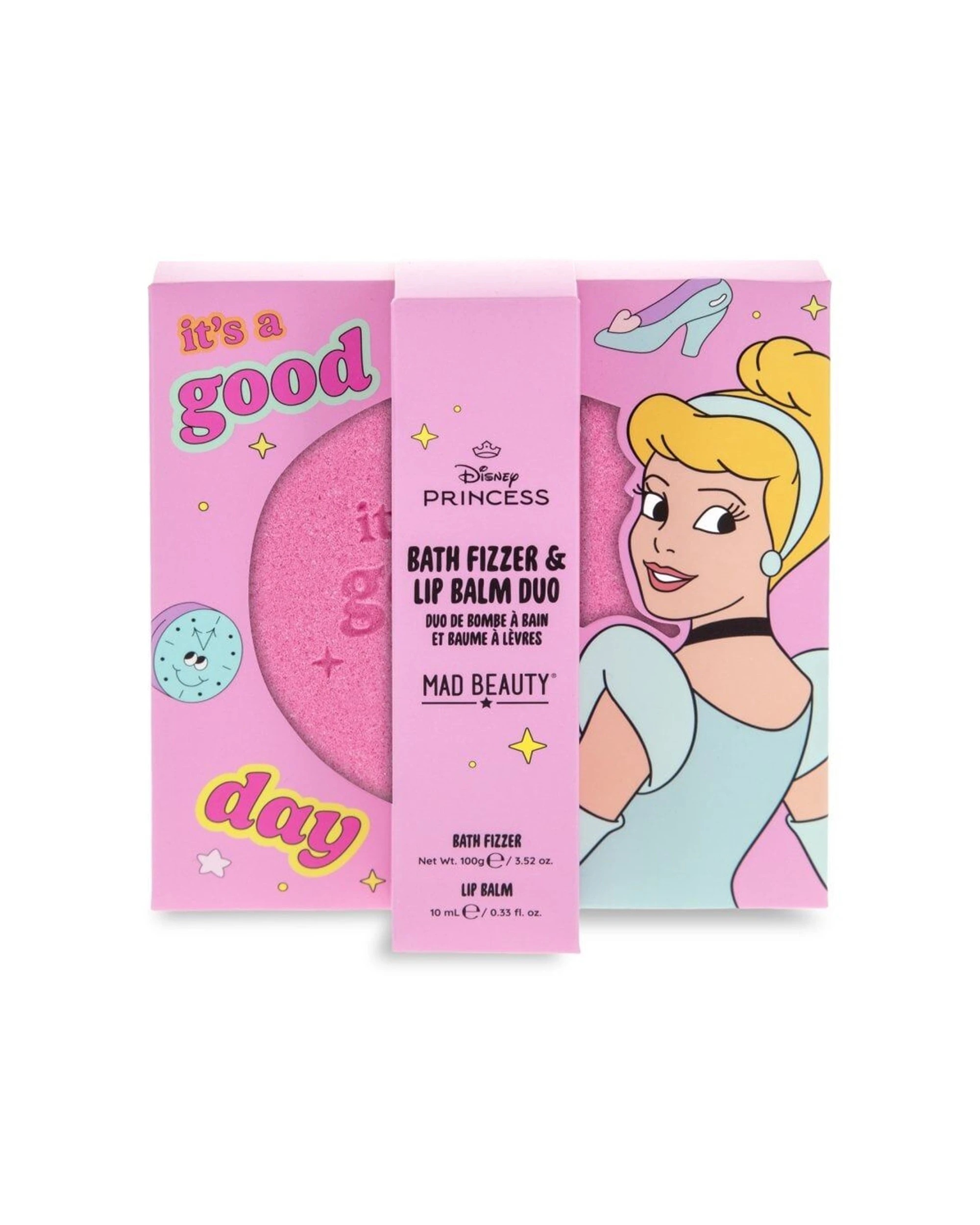 2 Disney Princess Express Yourself Bath Fizzer Lip Balm Set Cinderella 10ml 4PK - Multi, 2 of 4