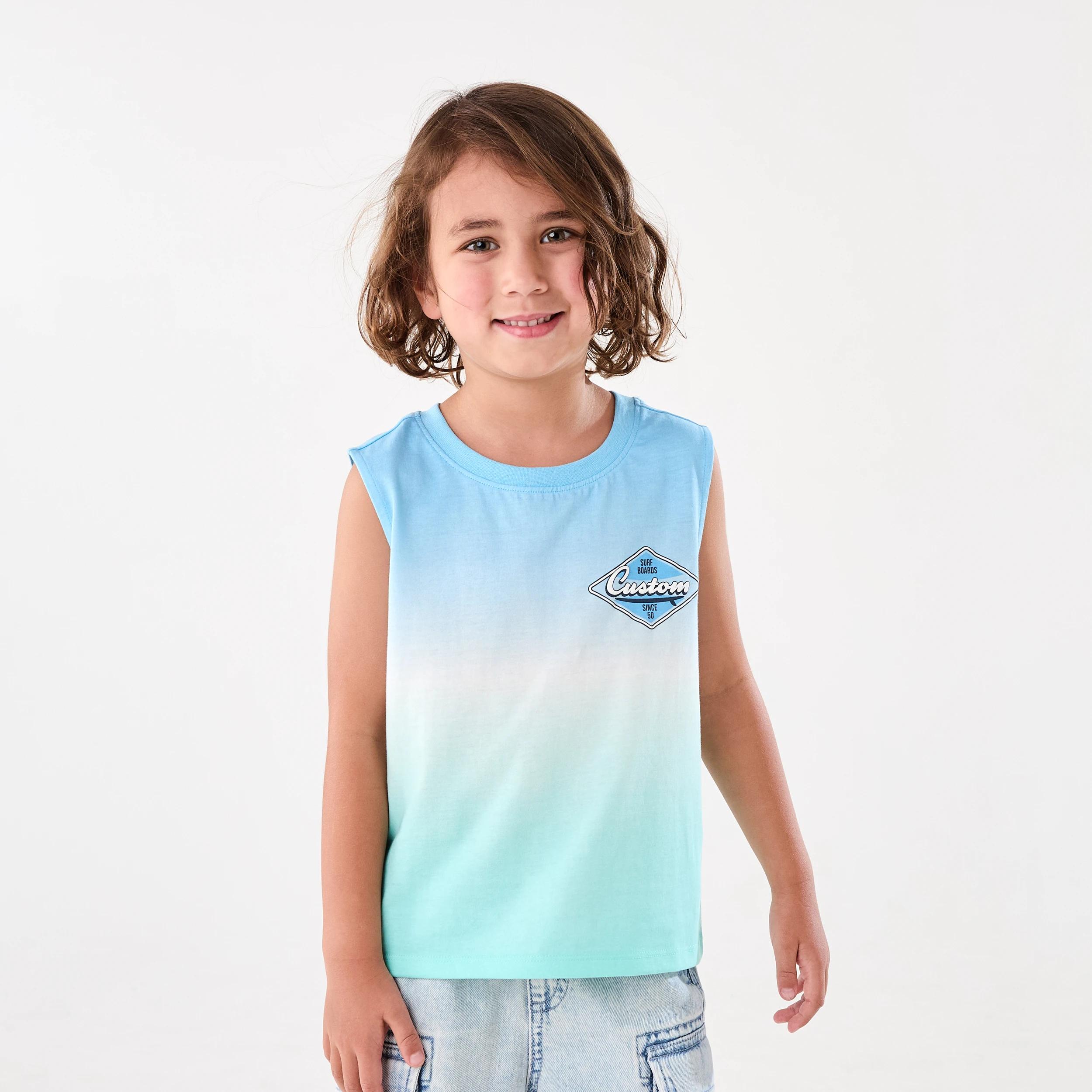 1 Oversized Print Tank Ombre Surf, 1 of 7