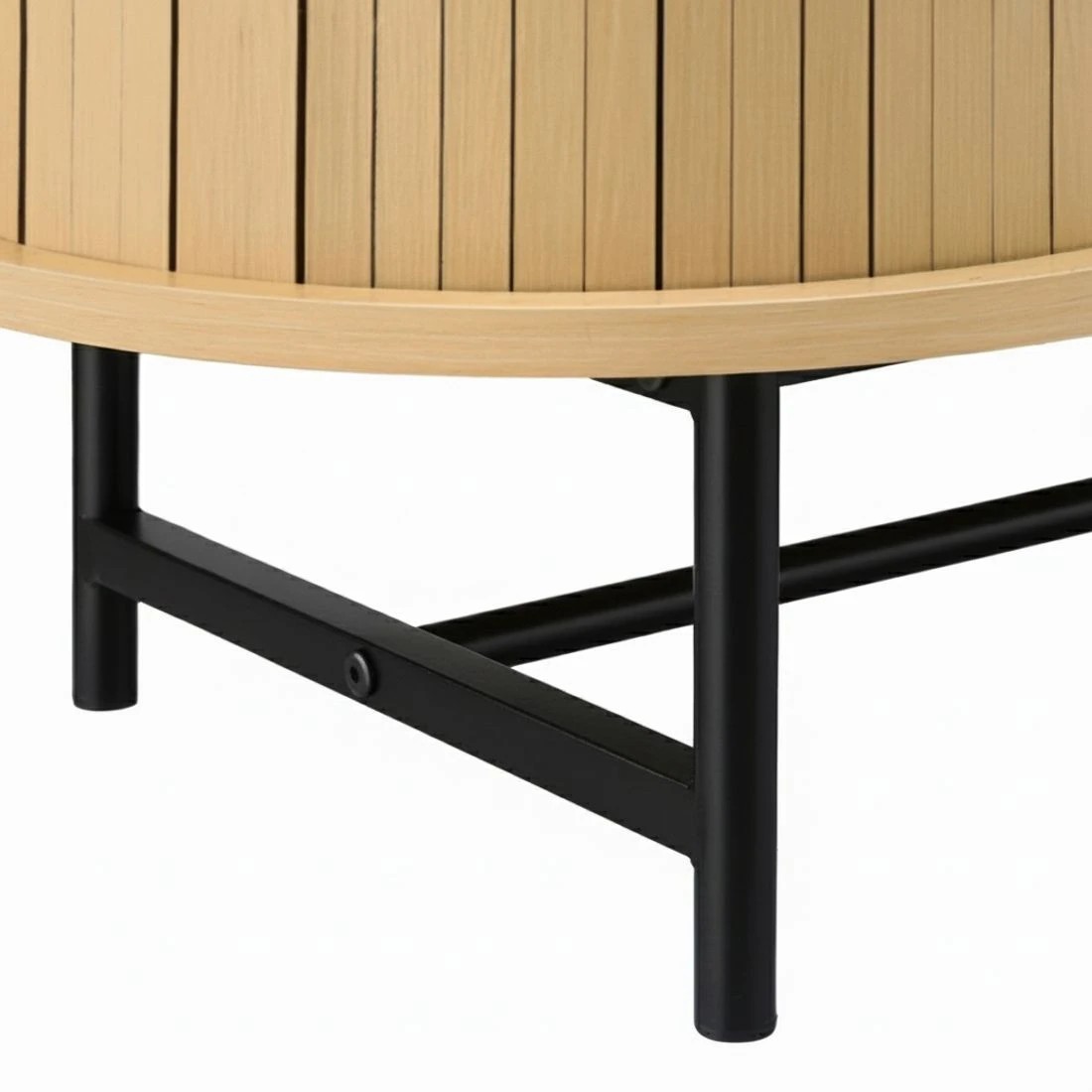 6 Artiss Buffet Sideboard Sliding Doors - - Brown, 6 of 6