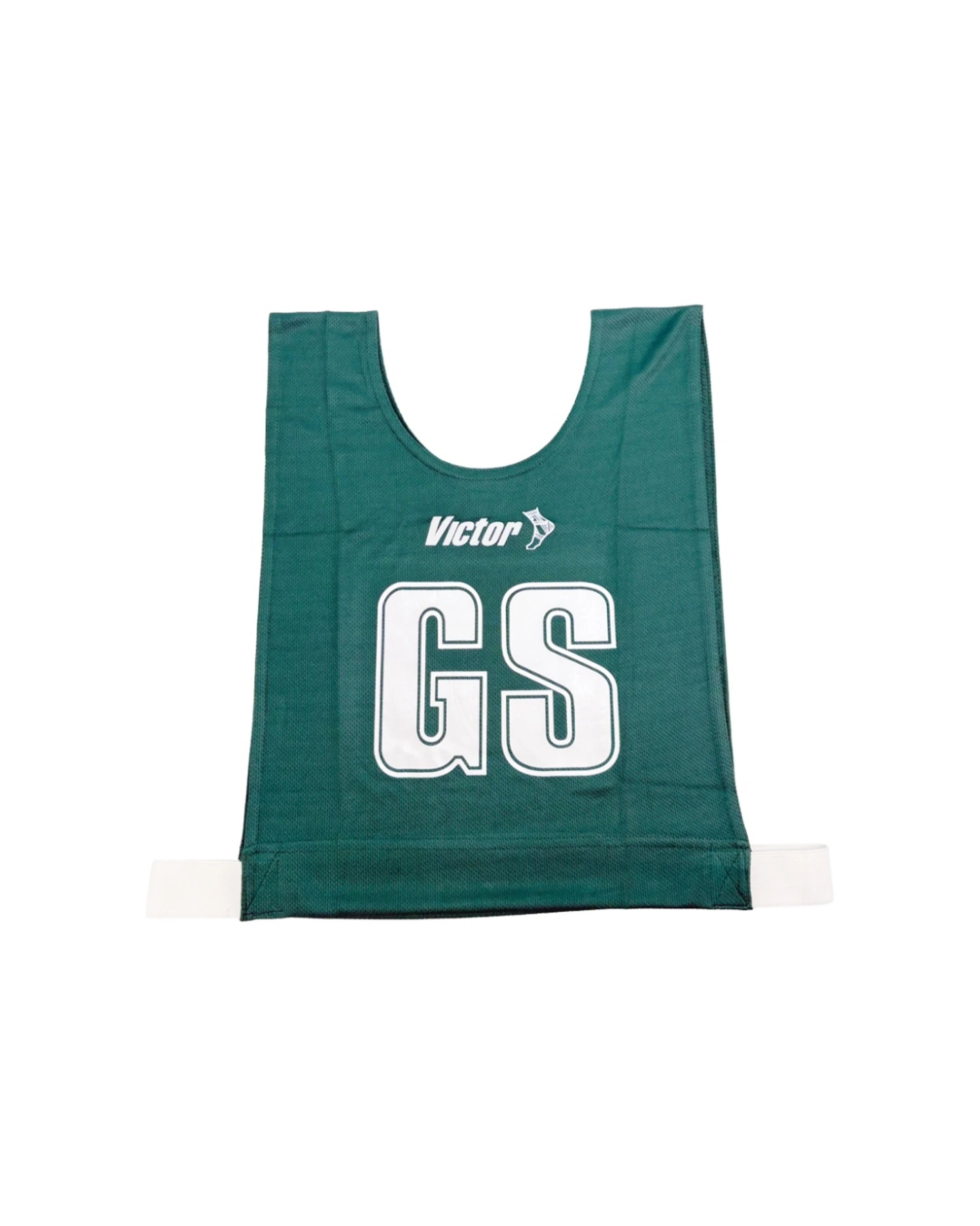 2 Victor Sports 7pc Bibs Netball Junior Breathable Honeycomb Polyester Bottle - Green, 2 of 2
