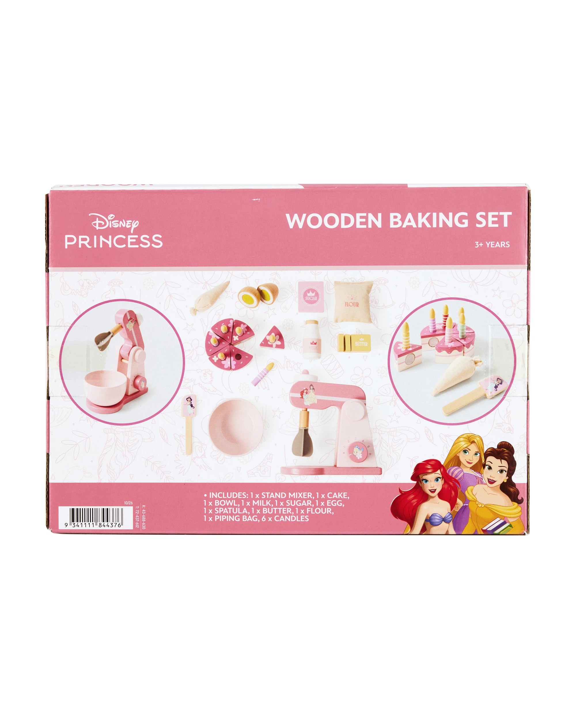 7 Disney Princess Wooden Baking Set, 7 of 7