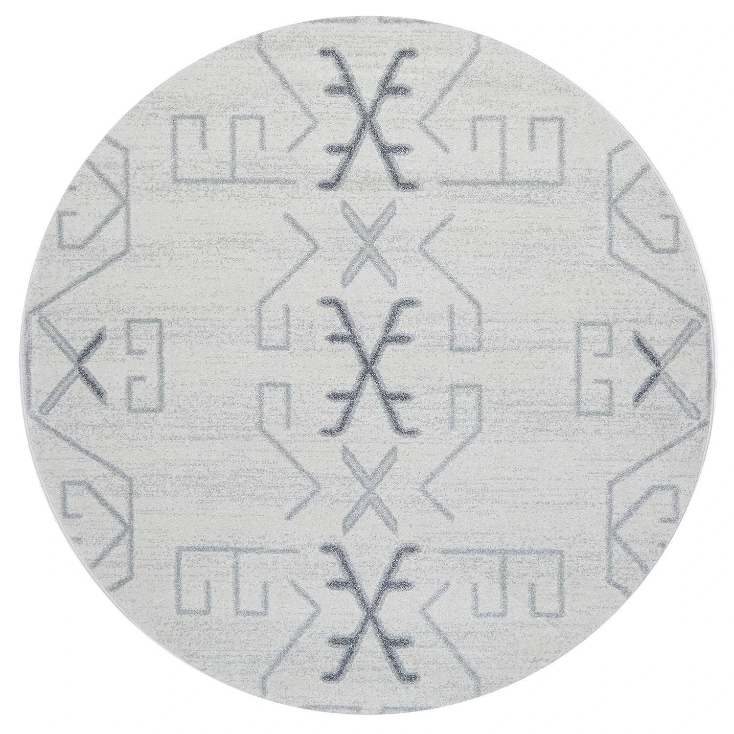 2 Common Ground Rugs Elysium Cala 150x150cm - Small Round Rug - Natural, 2 of 6