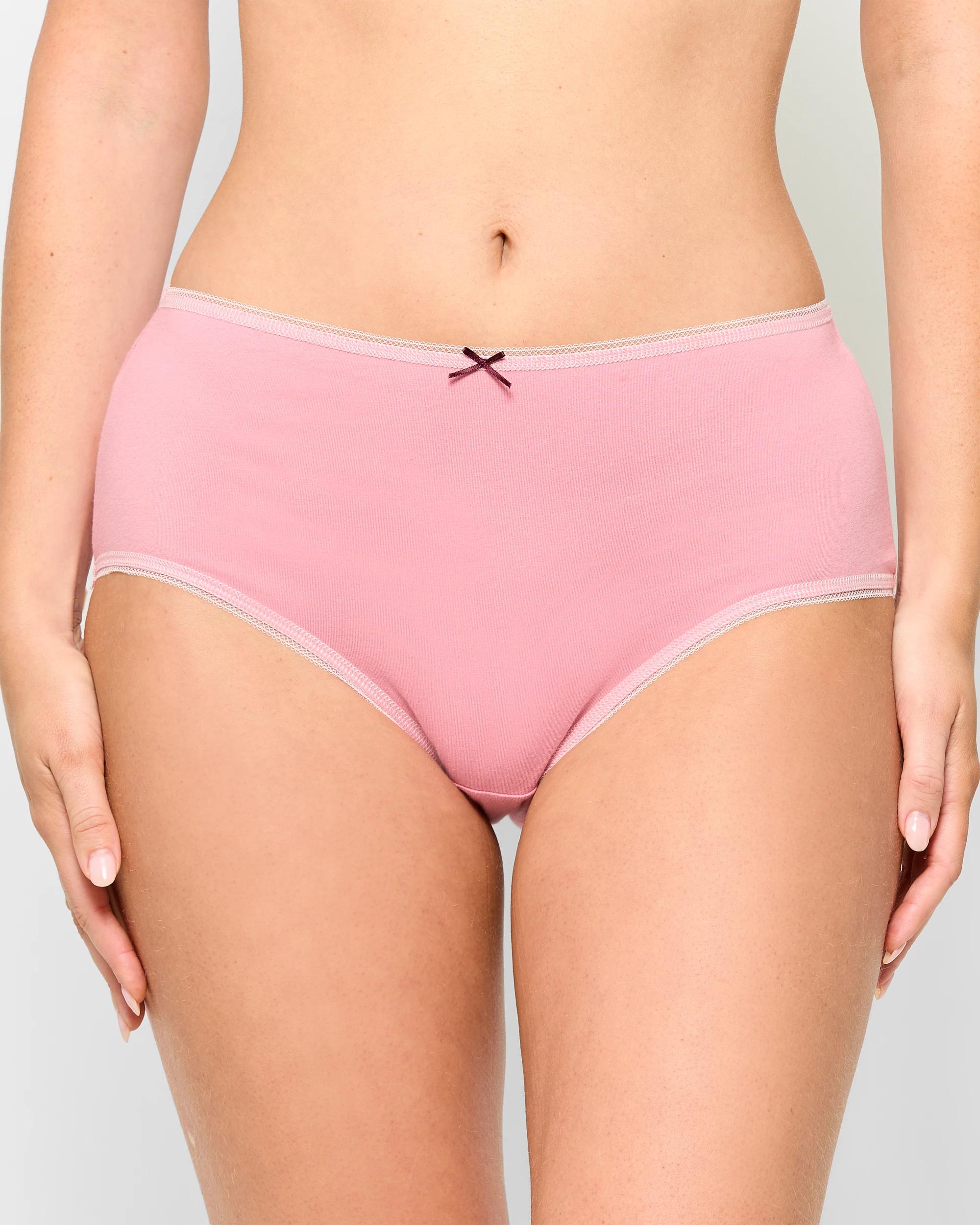 2 Target Womens Australian Cotton Midi Briefs 5 Pack BERRY MEDITERANEAN, 2 of 5