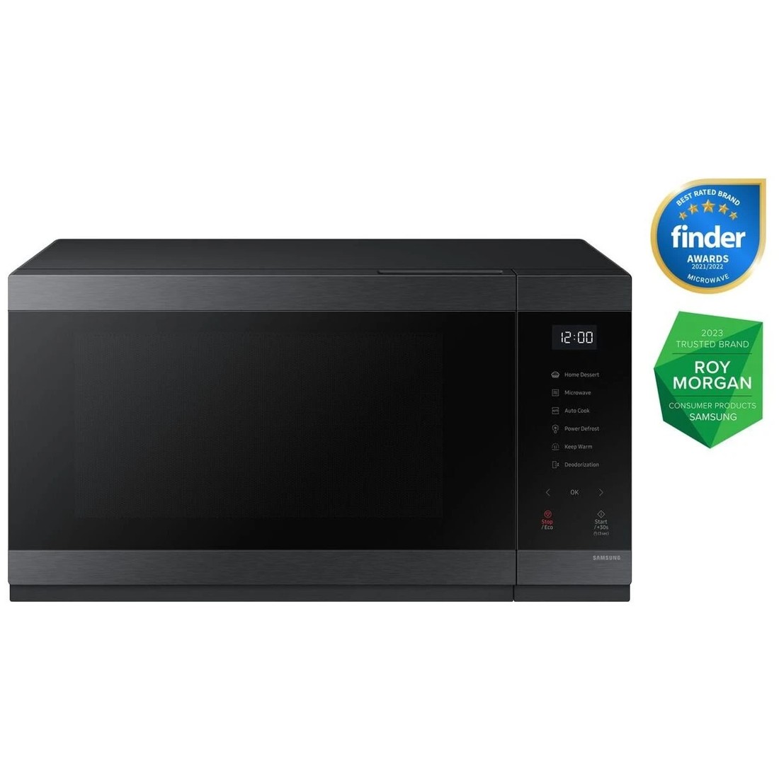 1 Samsung 40L 1000W Dark Stainless Steel Microwave, 1 of 5