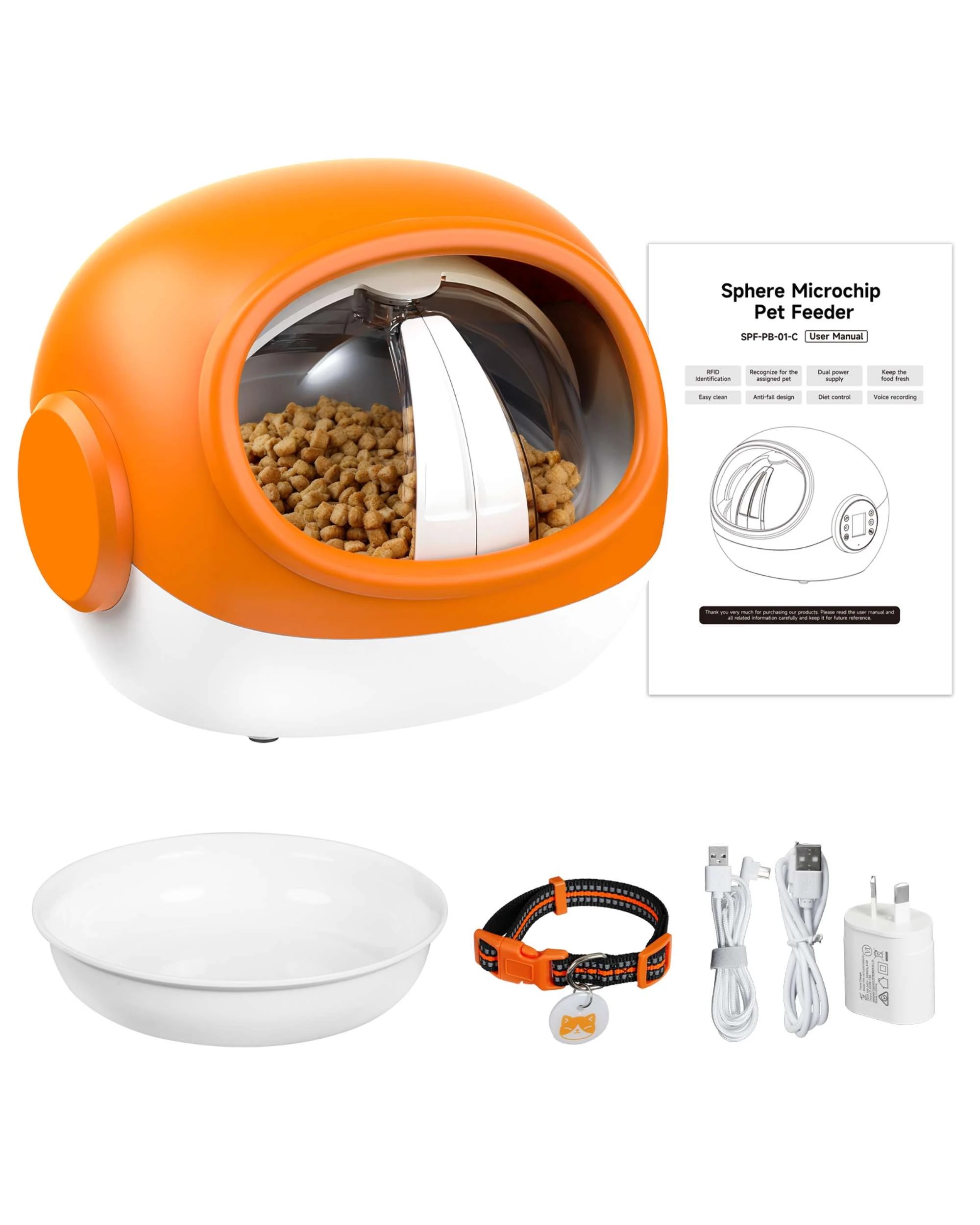 8 Advwin Smart Pet Feeder RFID Automatic Cat Feeder, 8 of 9