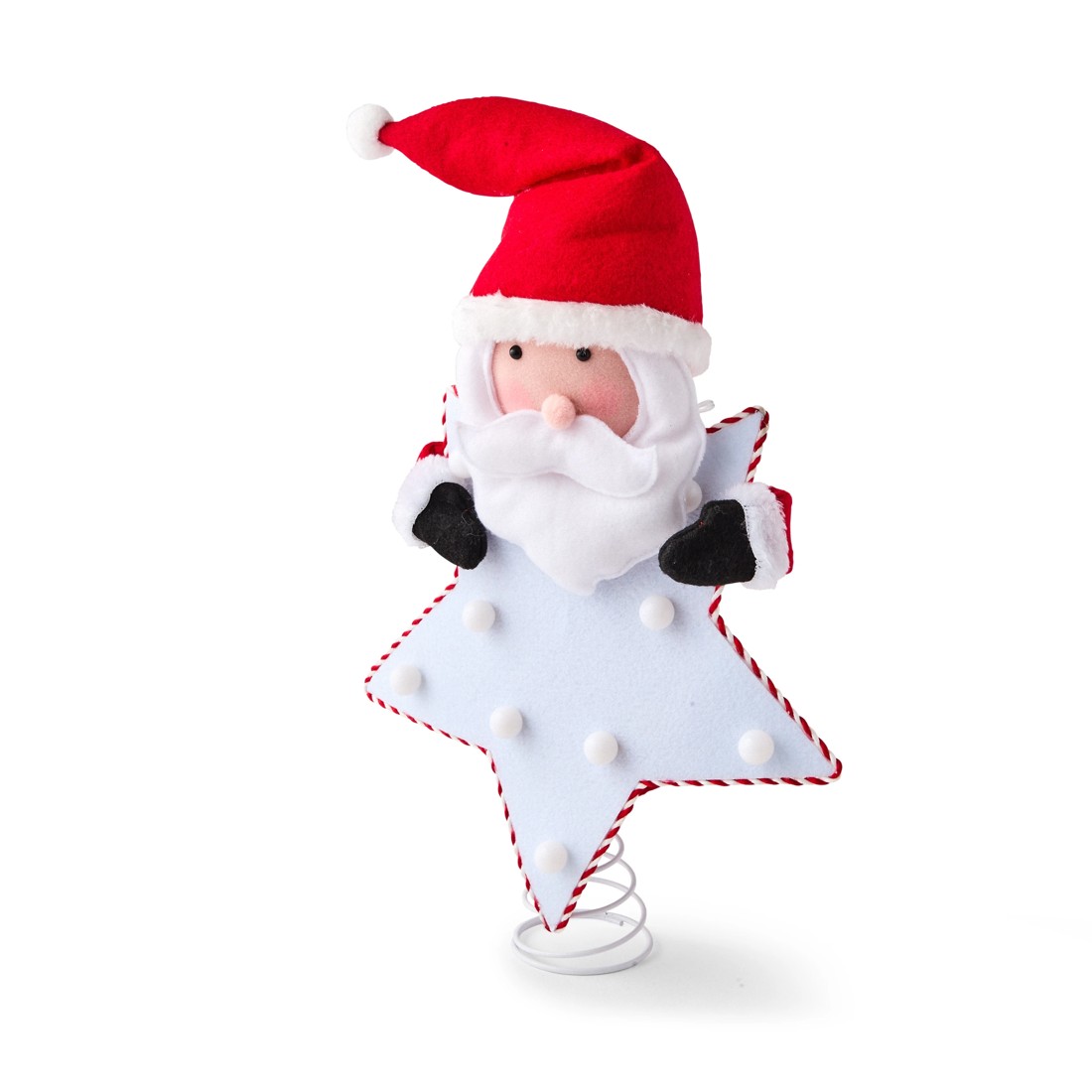 3 LED Light Up Santa Tree Topper, 3 of 7