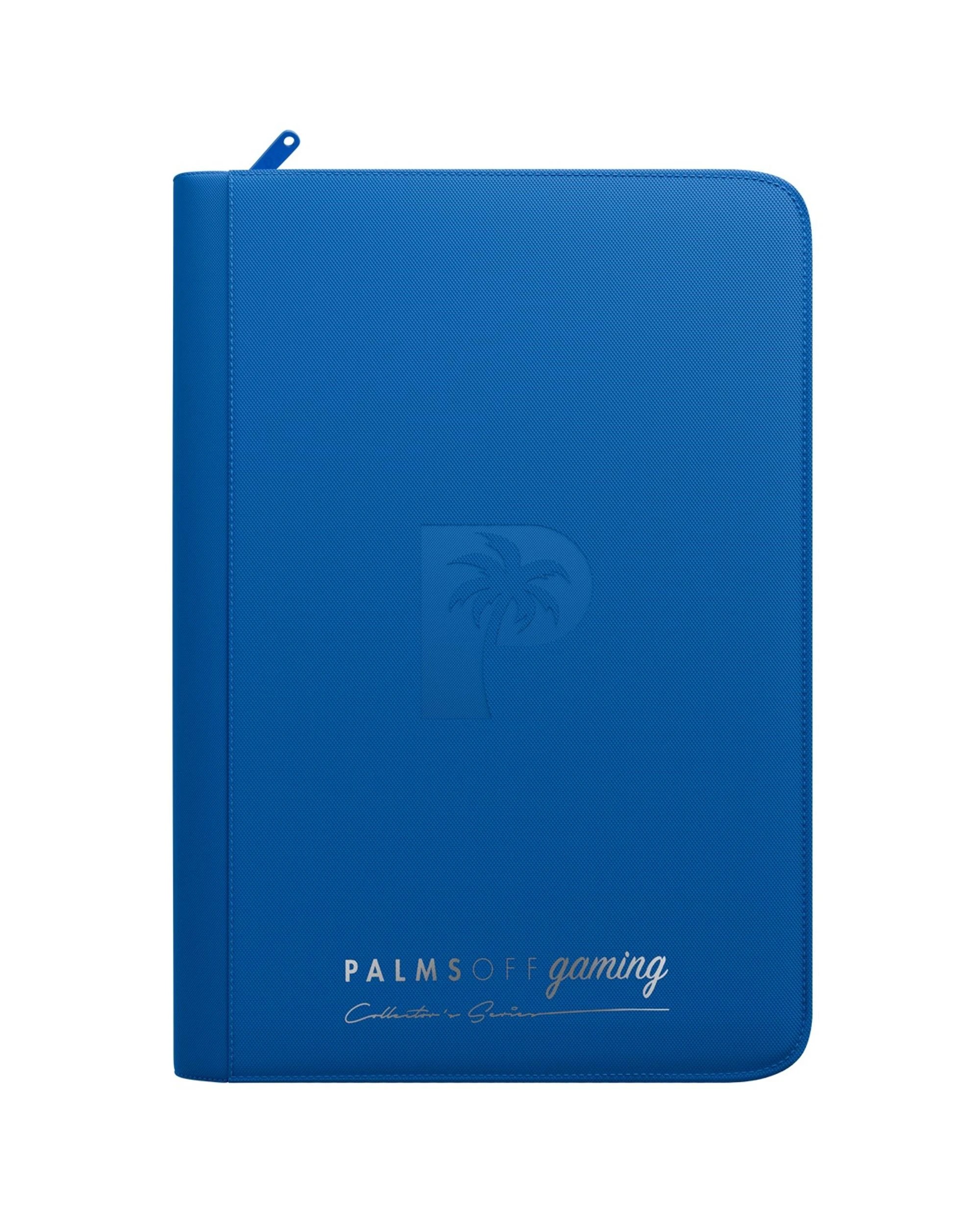 7 Palms Off Gaming Collector's Series 9 Pocket Zip Binder - Blue, 7 of 8