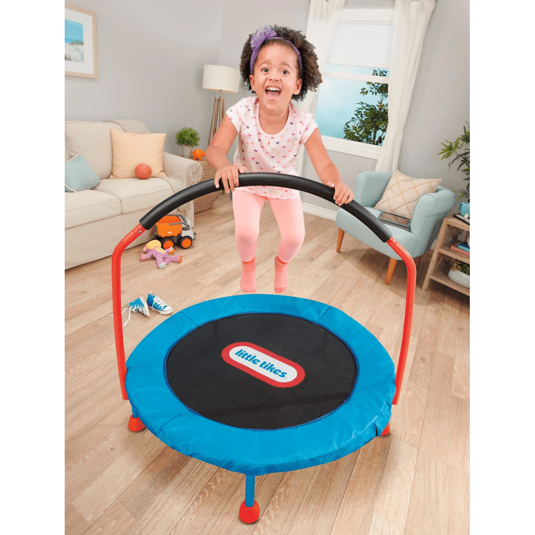 4 Little Tikes Easy Store 3ft Trampoline - Multi, 4 of 4