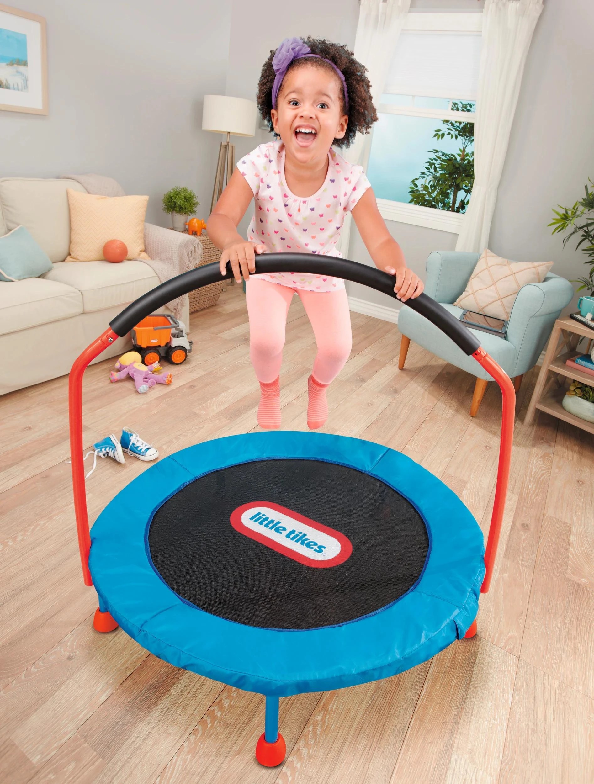 4 Little Tikes Easy Store 3ft Trampoline - Multi, 4 of 4