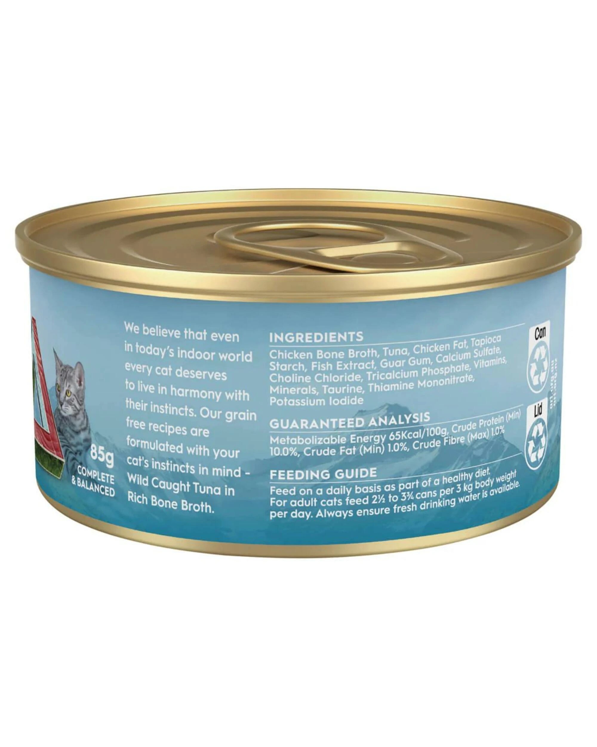 2 Trilogy Adult Tuna In Bone Broth 85g 24pk, 2 of 2
