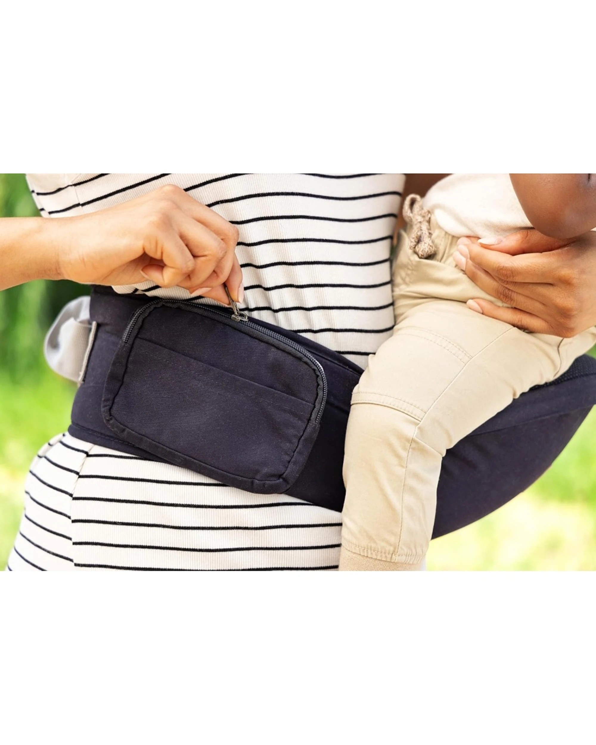 4 Regalo Baby Hip Seat Support Ergonomic Carrier Navy - Blue, 4 of 4