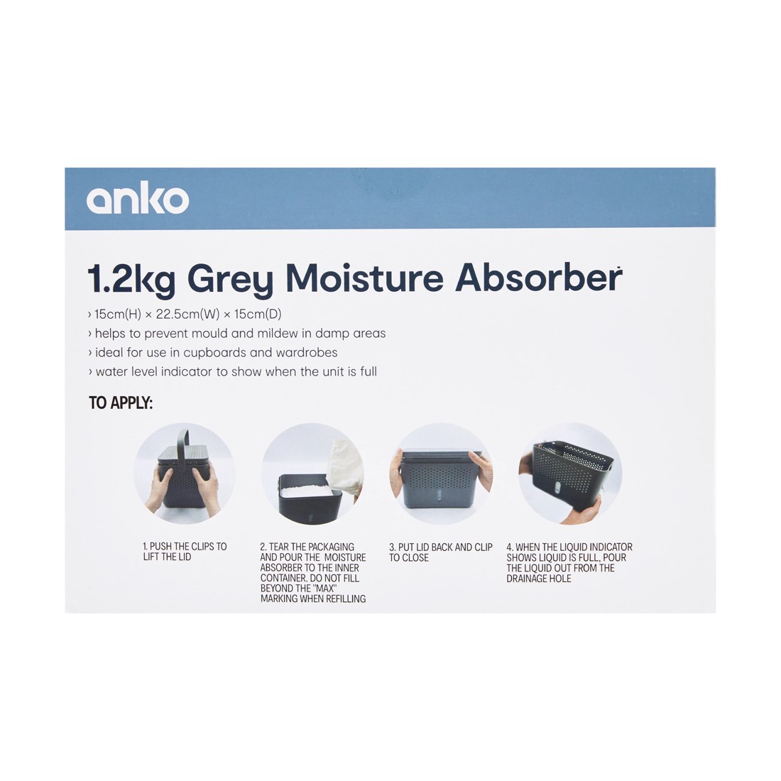 7 1.2kg Moisture Absorber - Grey, 7 of 7