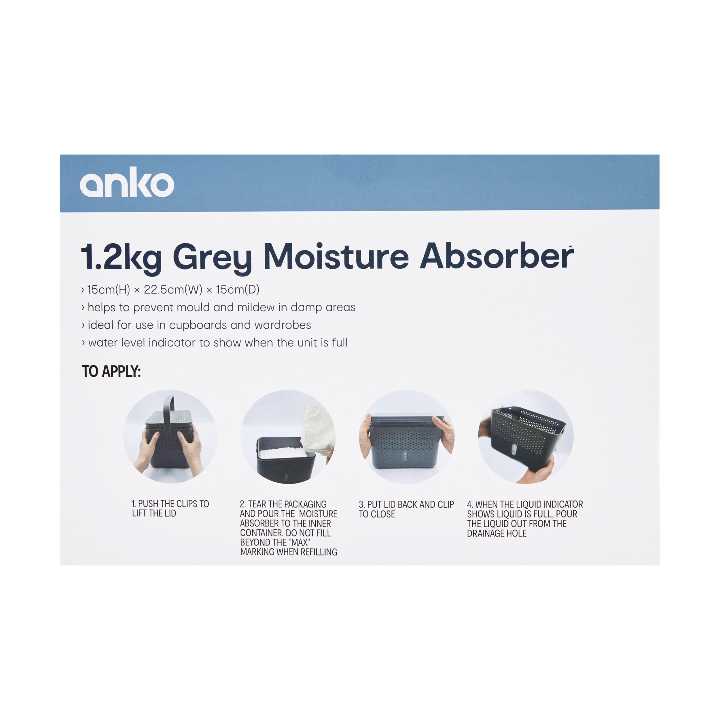 7 1.2kg Moisture Absorber - Grey, 7 of 7
