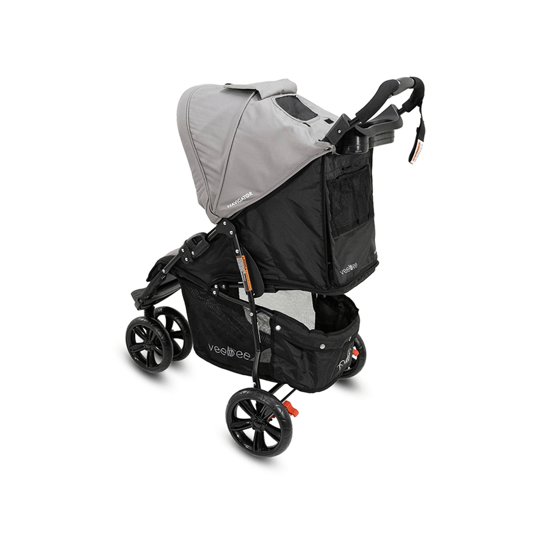 5 Vee Bee Navigator Foldable Stroller Pram Suitable From Birth Fauna 100cm
 - Grey, 5 of 9