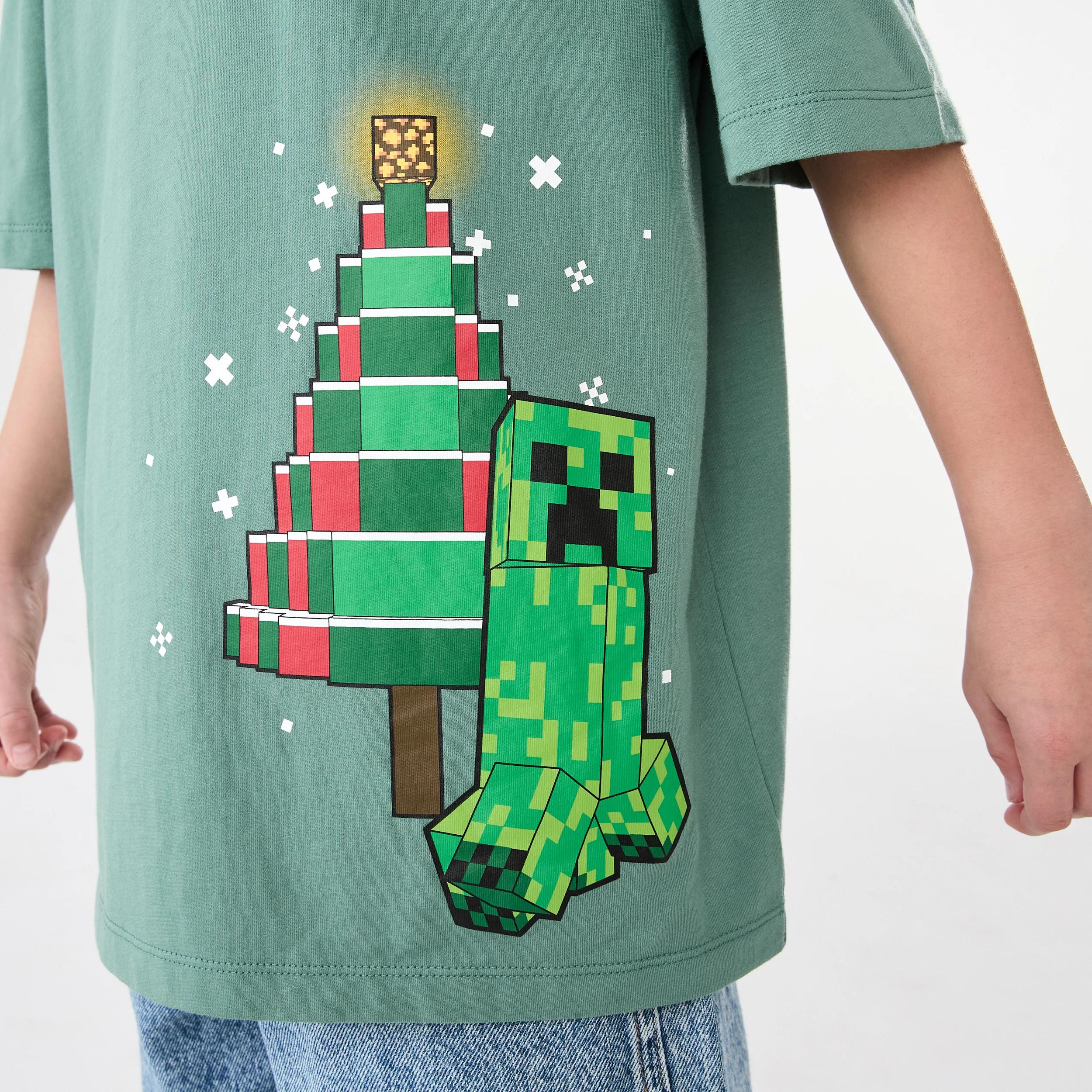 6 Minecraft License Christmas T-shirt MINECRAFT XMAS DESIGN, 6 of 8