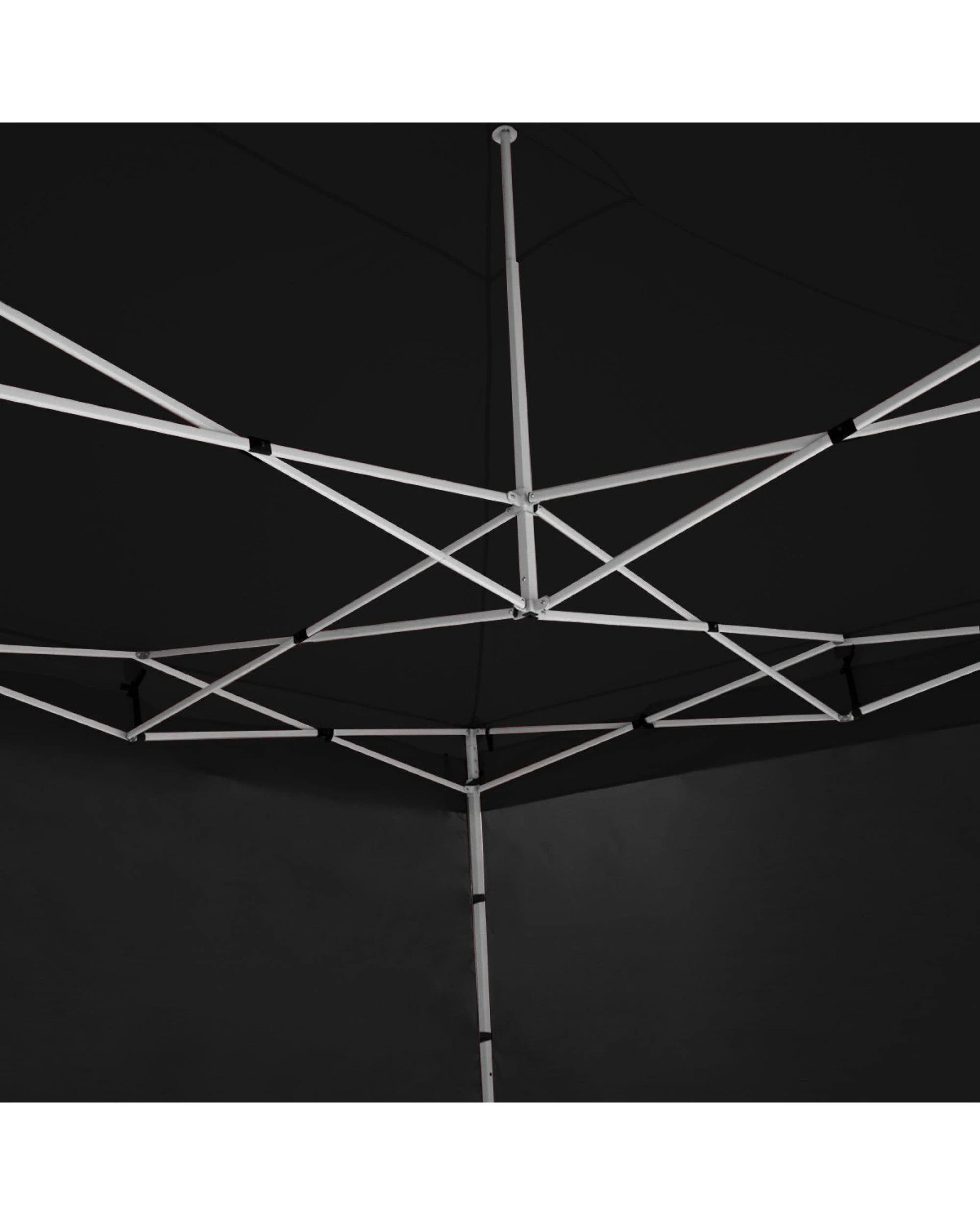 4 Wallaroo 3m x 6m Outdoor Gazebo Folding Party Tent Marquee Canopy Camping Beach - Black, 4 of 7