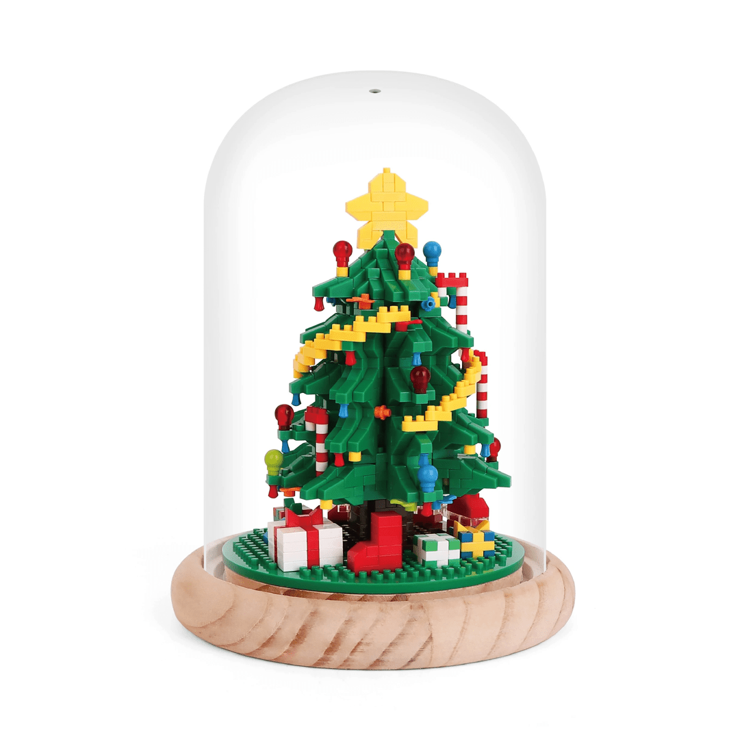 2 1029 Piece Mini Blocks: Light Up Christmas Tree In Dome, 2 of 4