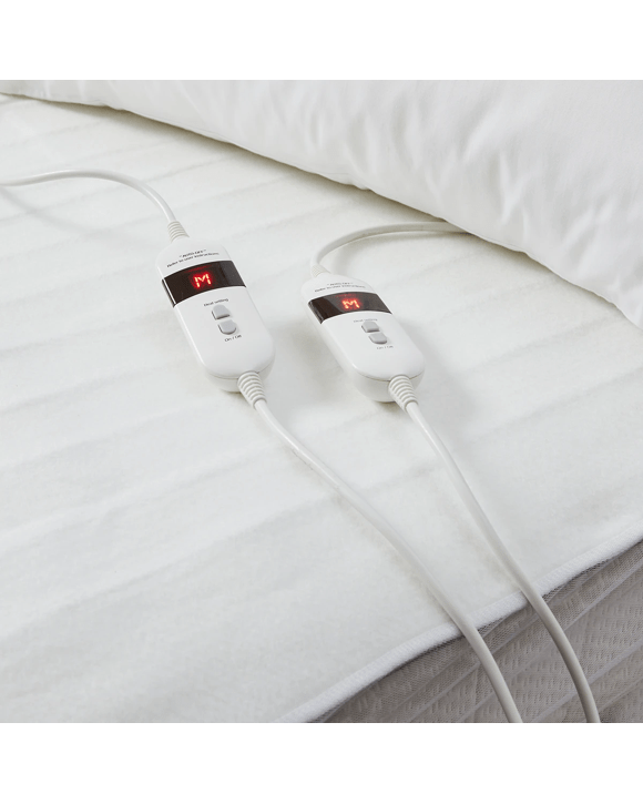 Fitted Electric Blanket - King Bed, White