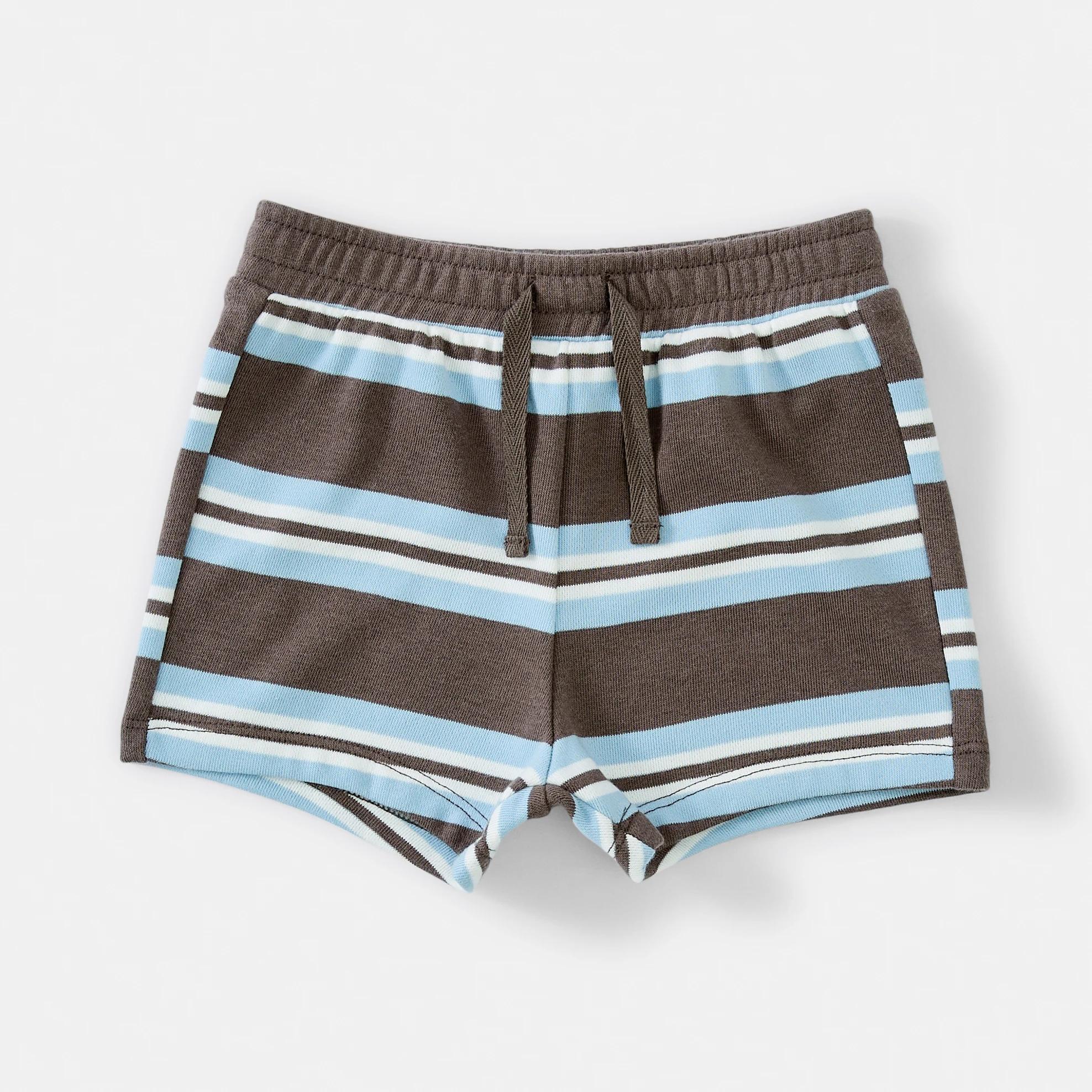 4 Australian Cotton Slub Set Brn Strp, 4 of 6