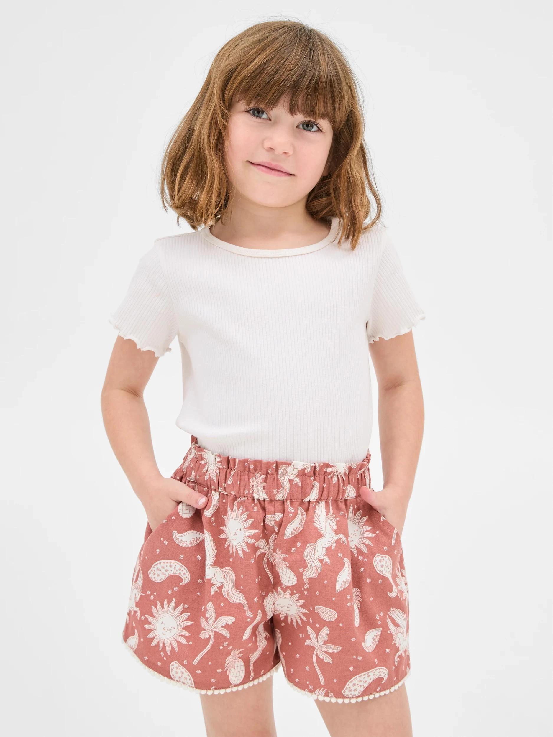 1 Target Woven Shorts BROWN UNICORN, 1 of 7