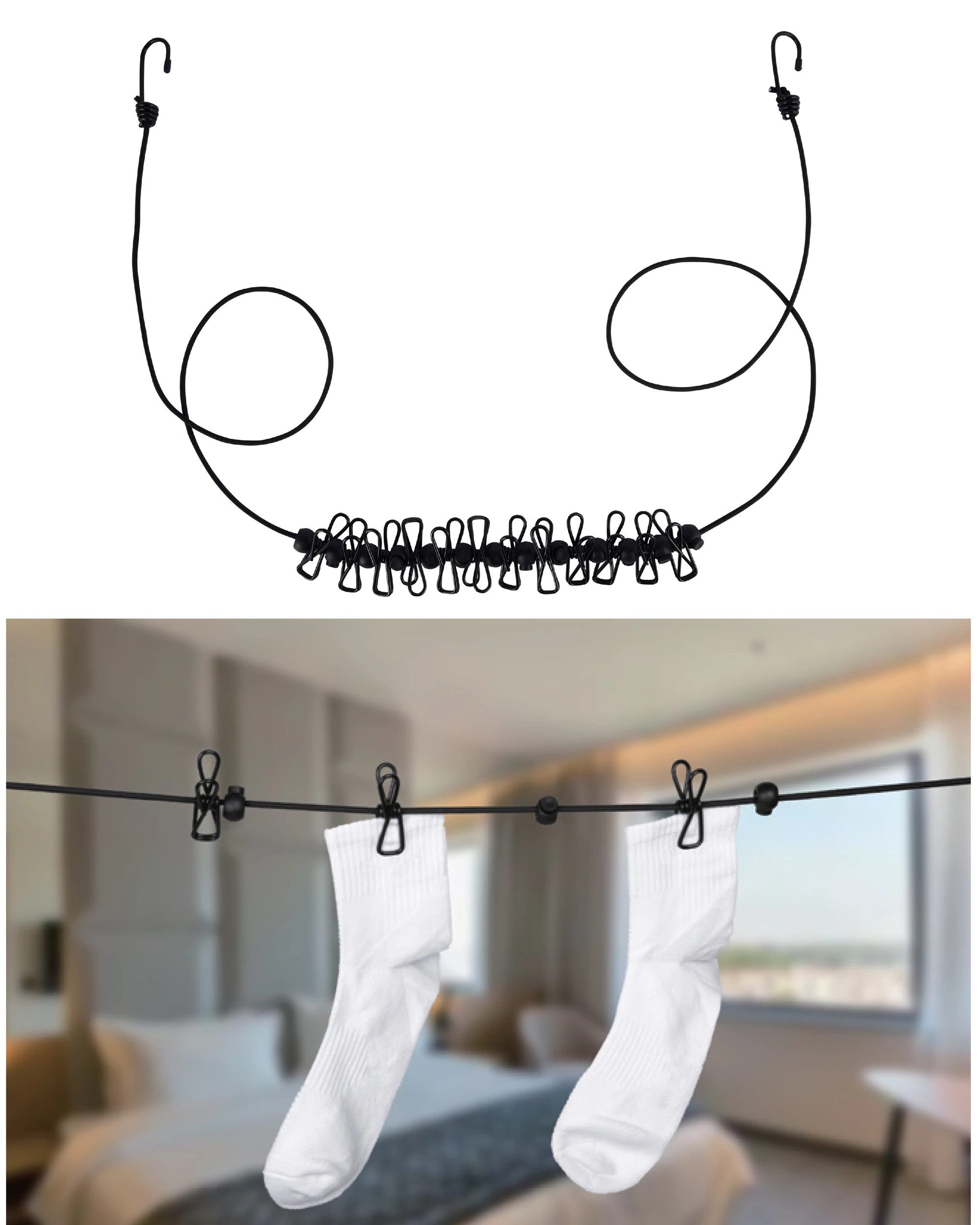 1 Travel Clothes Line, 1 of 7