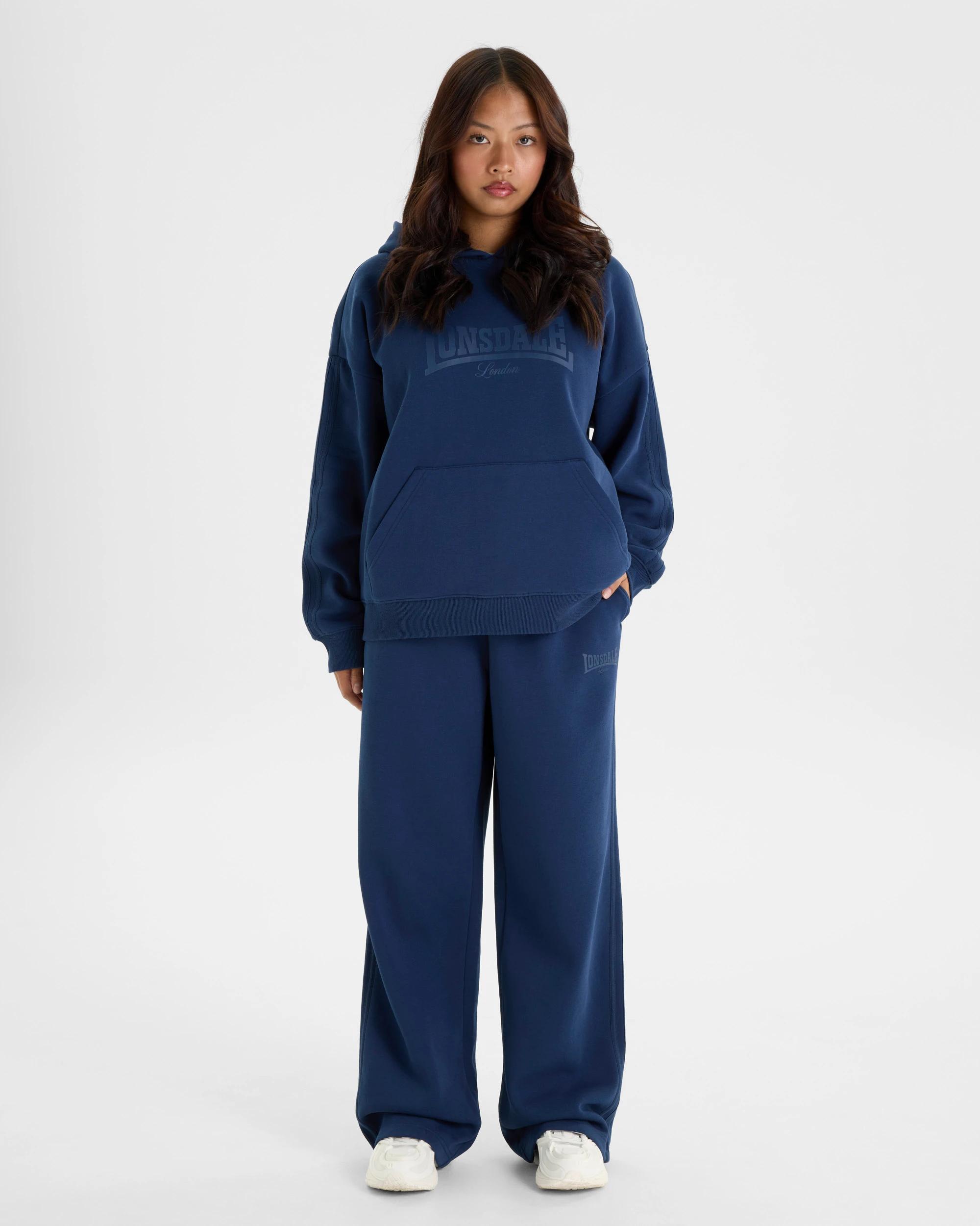 1 Lonsdale London Straight Leg Trackpants NAVY, 1 of 3